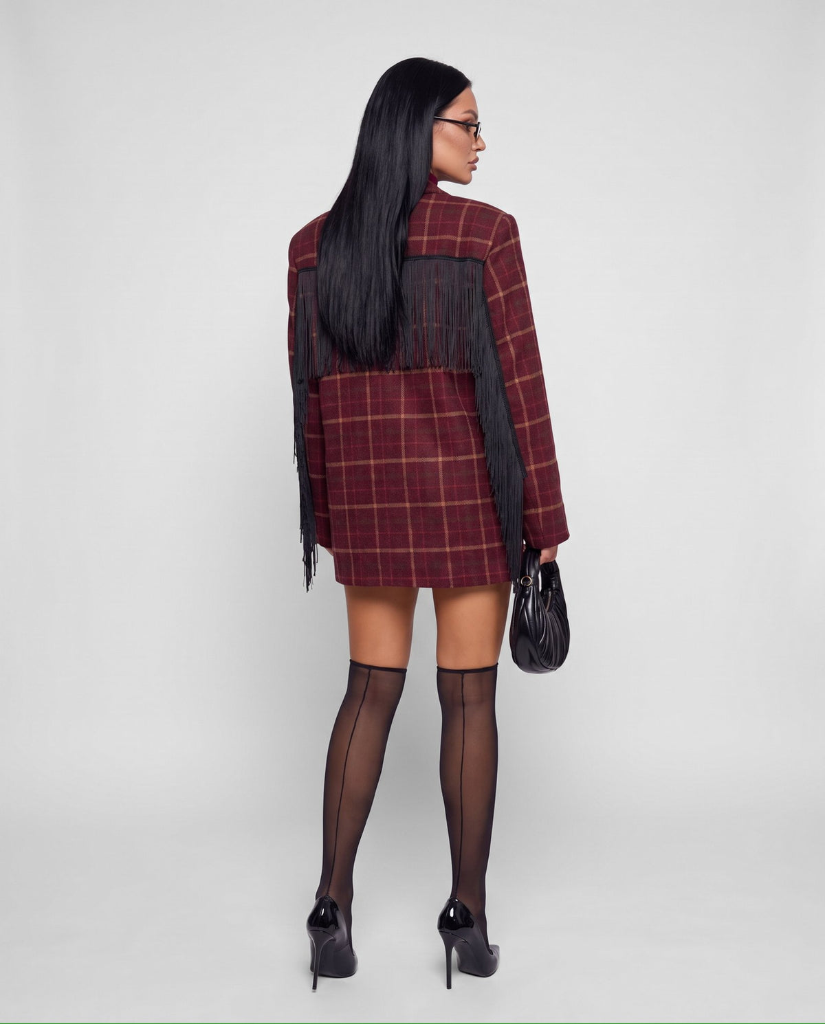 Total Look Check Fringe