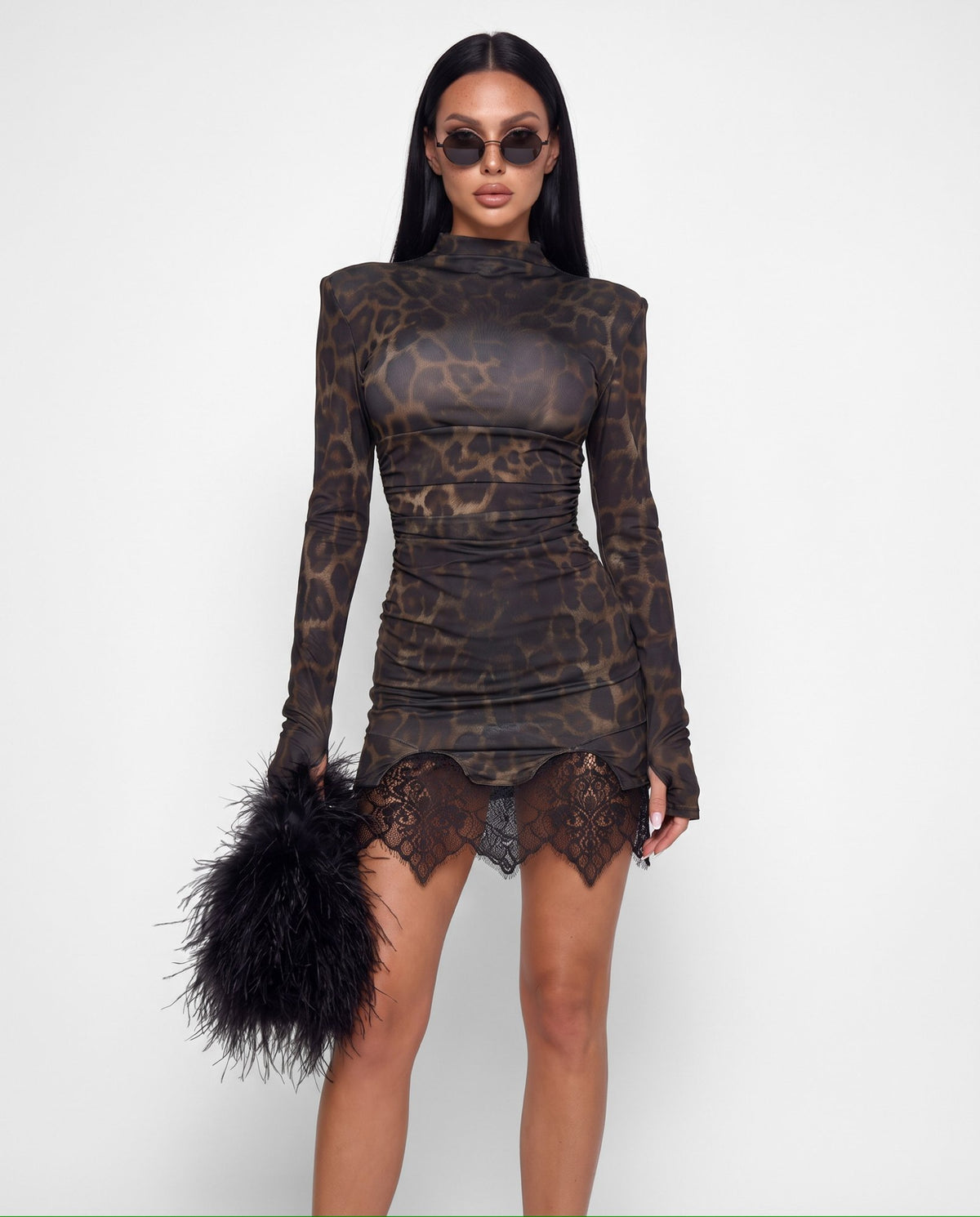Abito Wild Print-Leopard