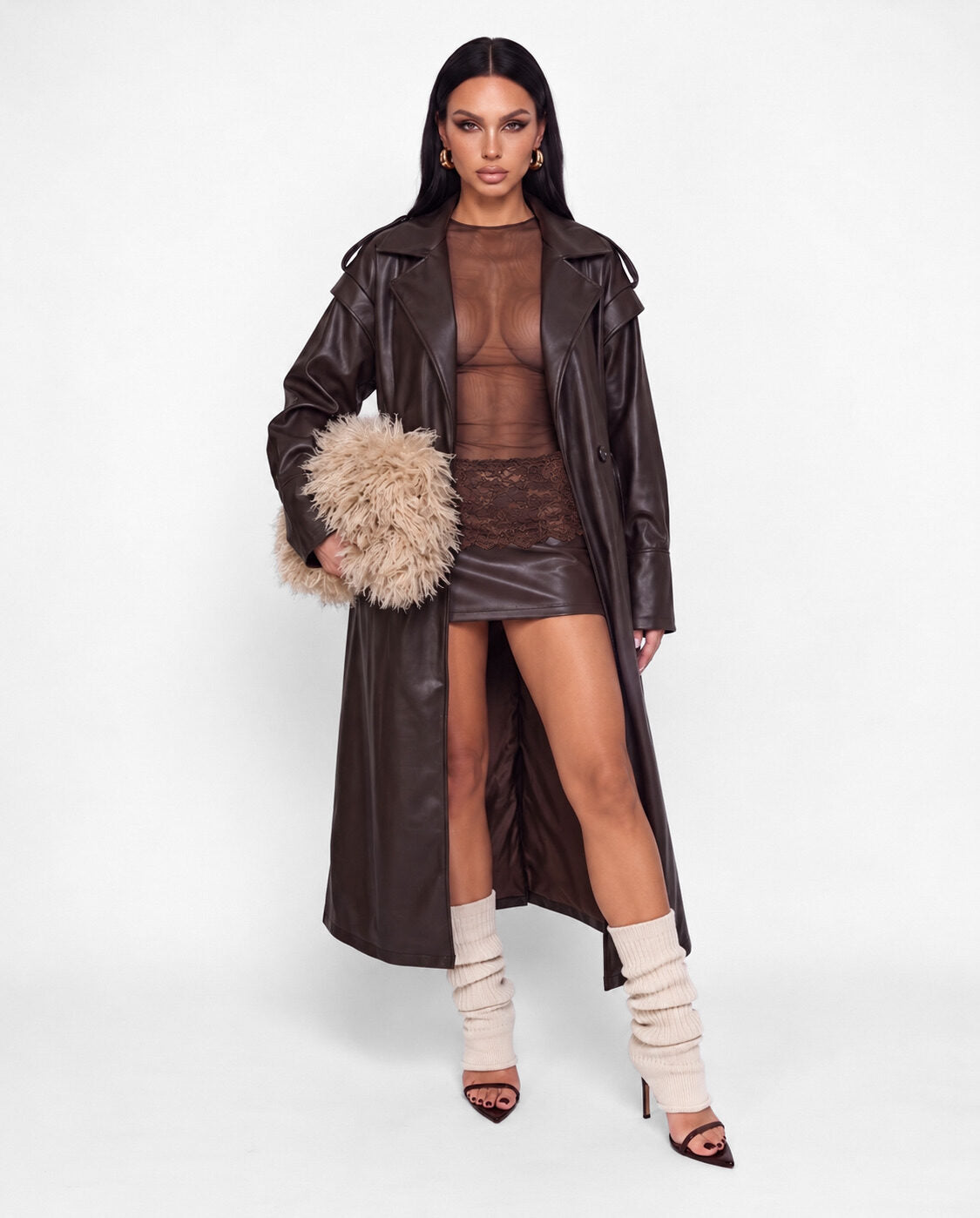 Trench Rich Taste-Brown