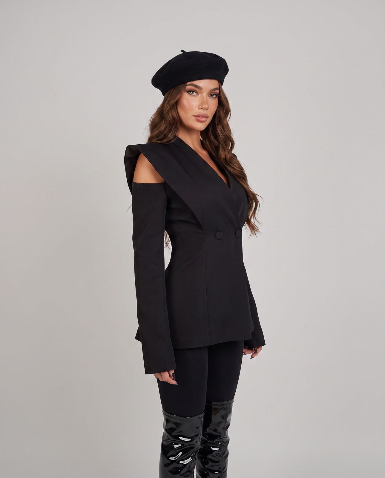 Abito/Giacca Destruttured - Black