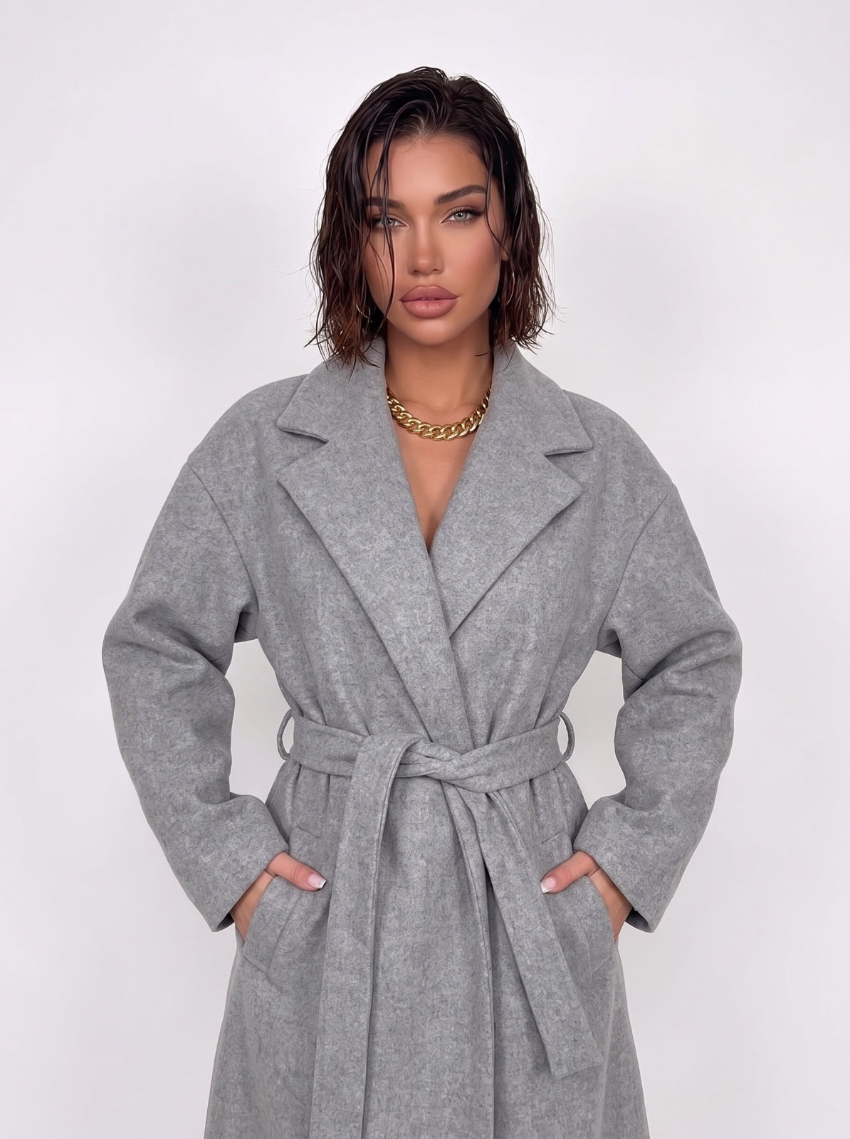 Cappotto Wrap - Grey