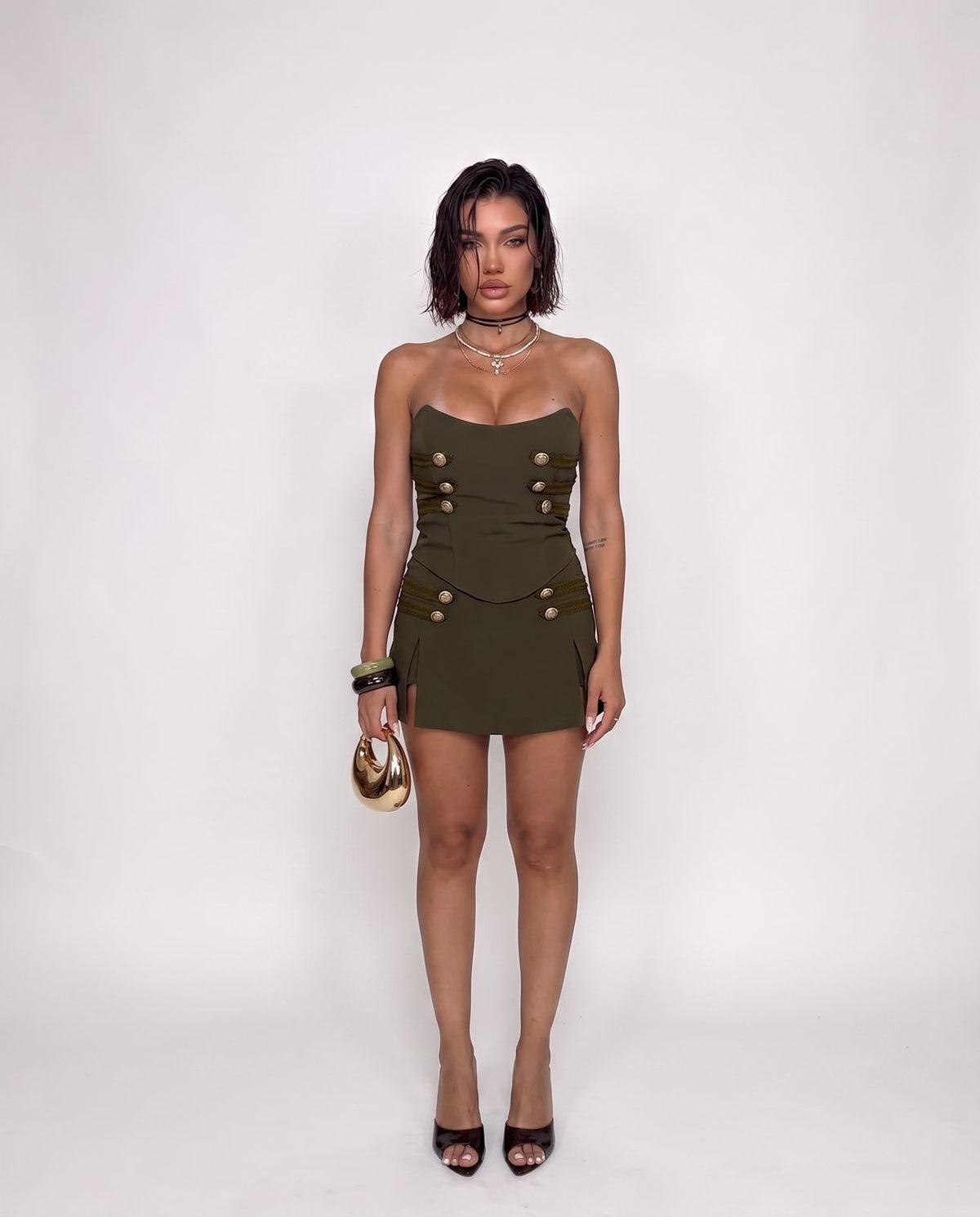 Co-ord Military Glam - Green