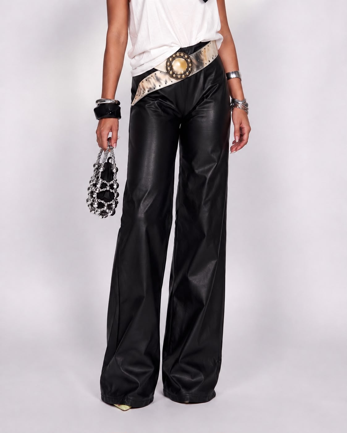 Pantalone Leather Palace