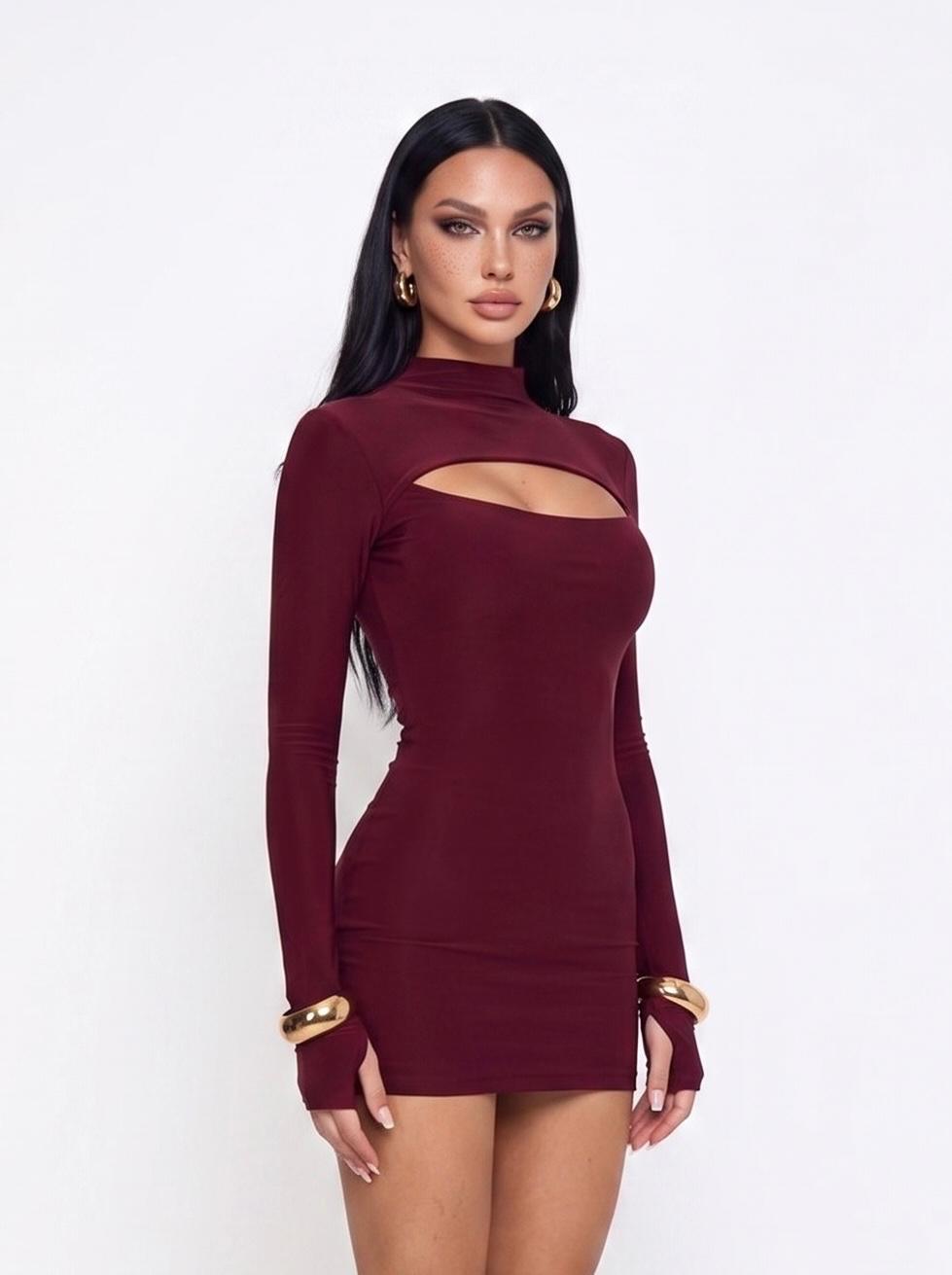 Abito Perfect Edit-Cherry Red