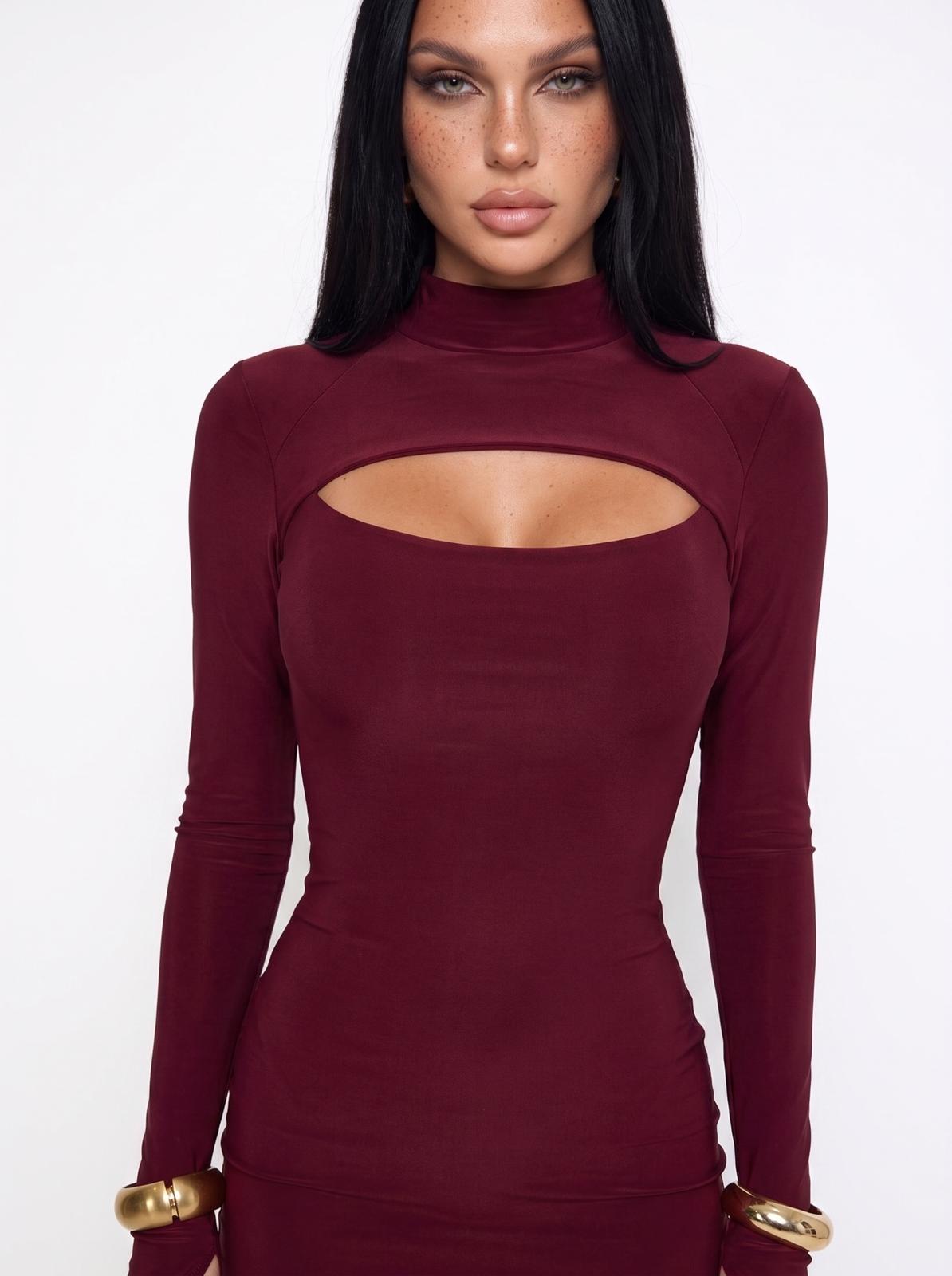 Abito Perfect Edit-Cherry Red