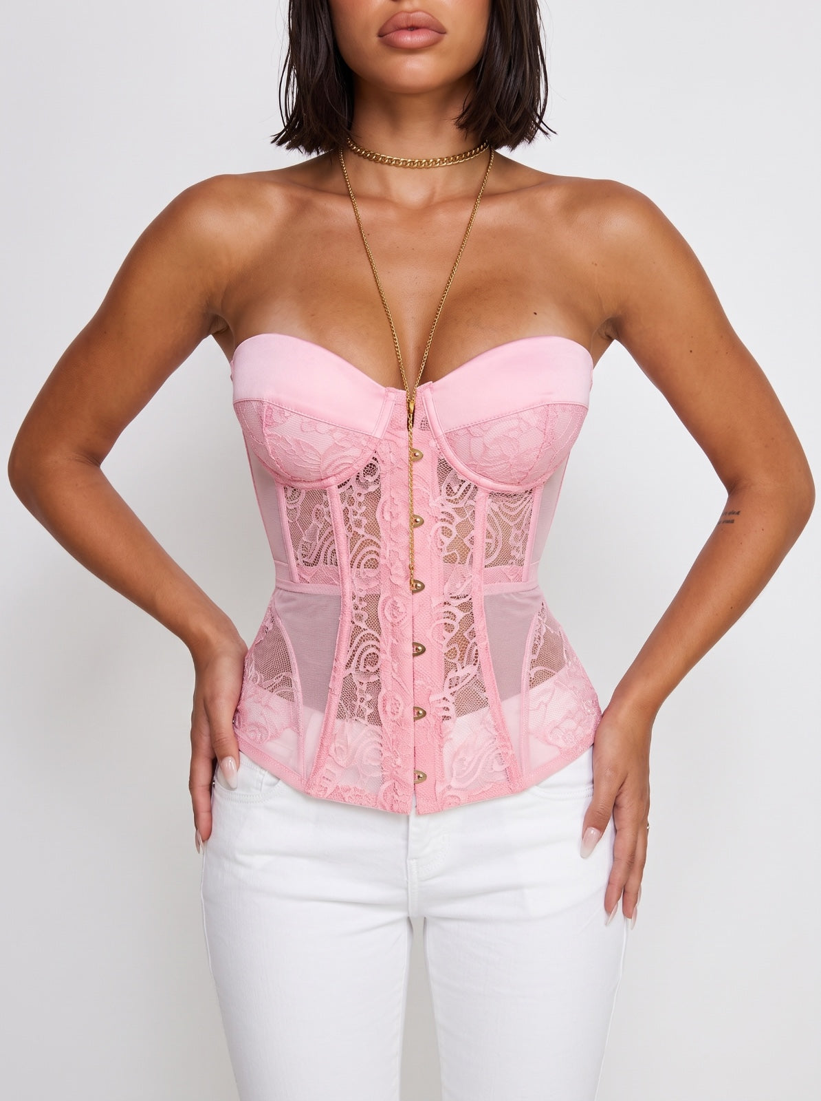 Bustier Glamour-Pink