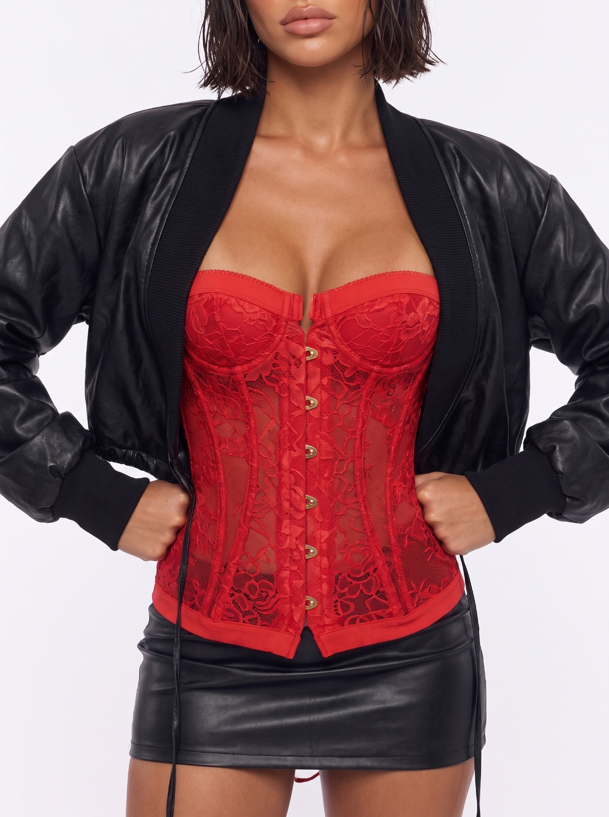 Glamour Red Bustier