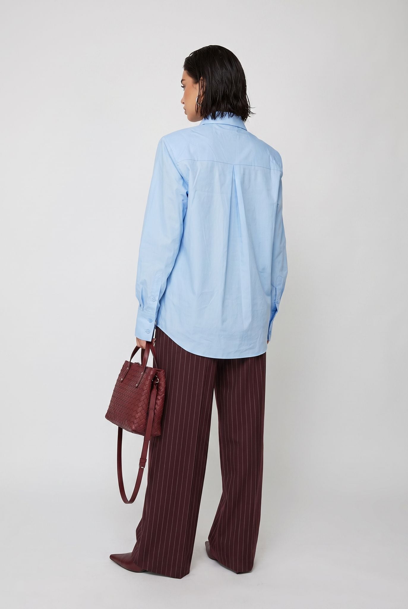 Camicia Mega Shoulder - Blue