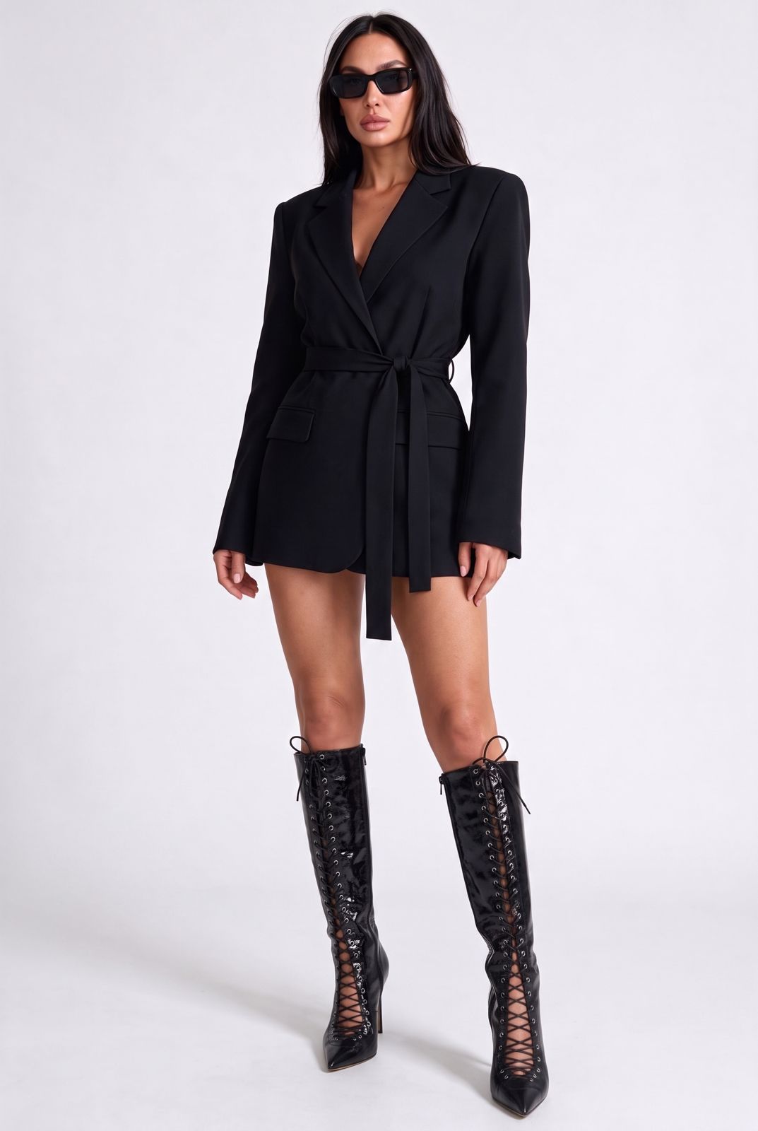 Abito/Giacca Wrap-Black