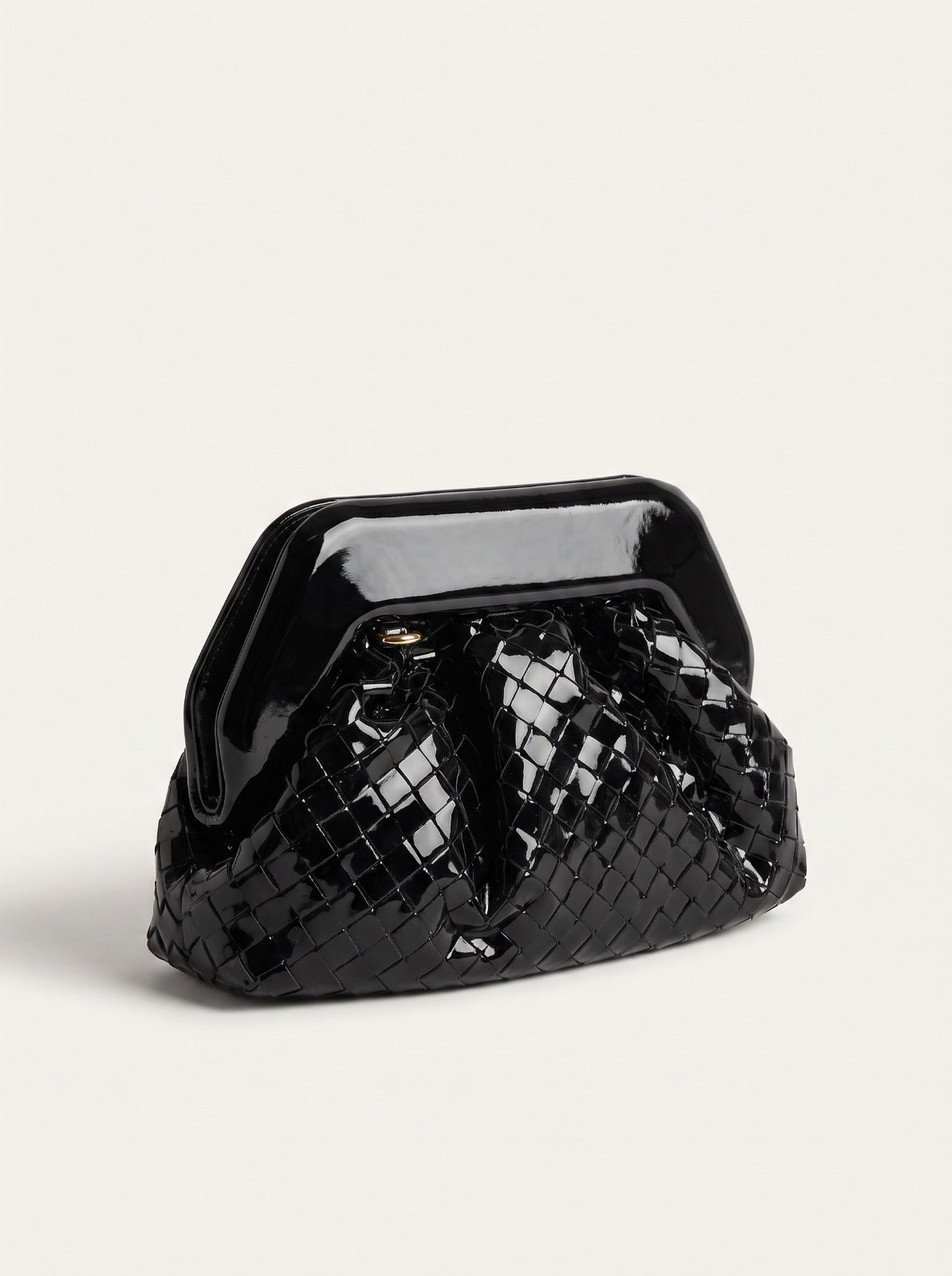 Borsa Glossy Twist-Black