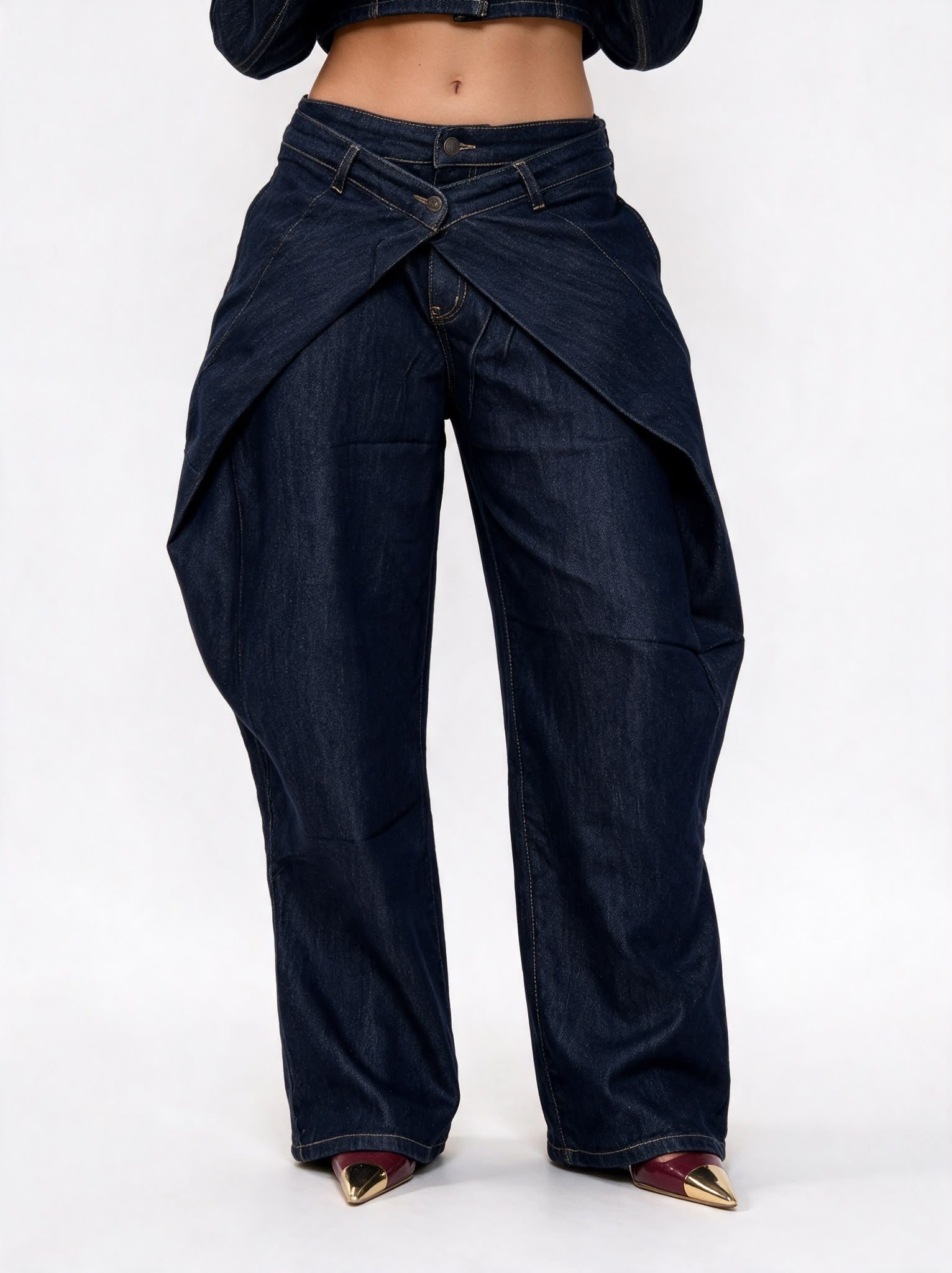 Jeans Offset Blu
