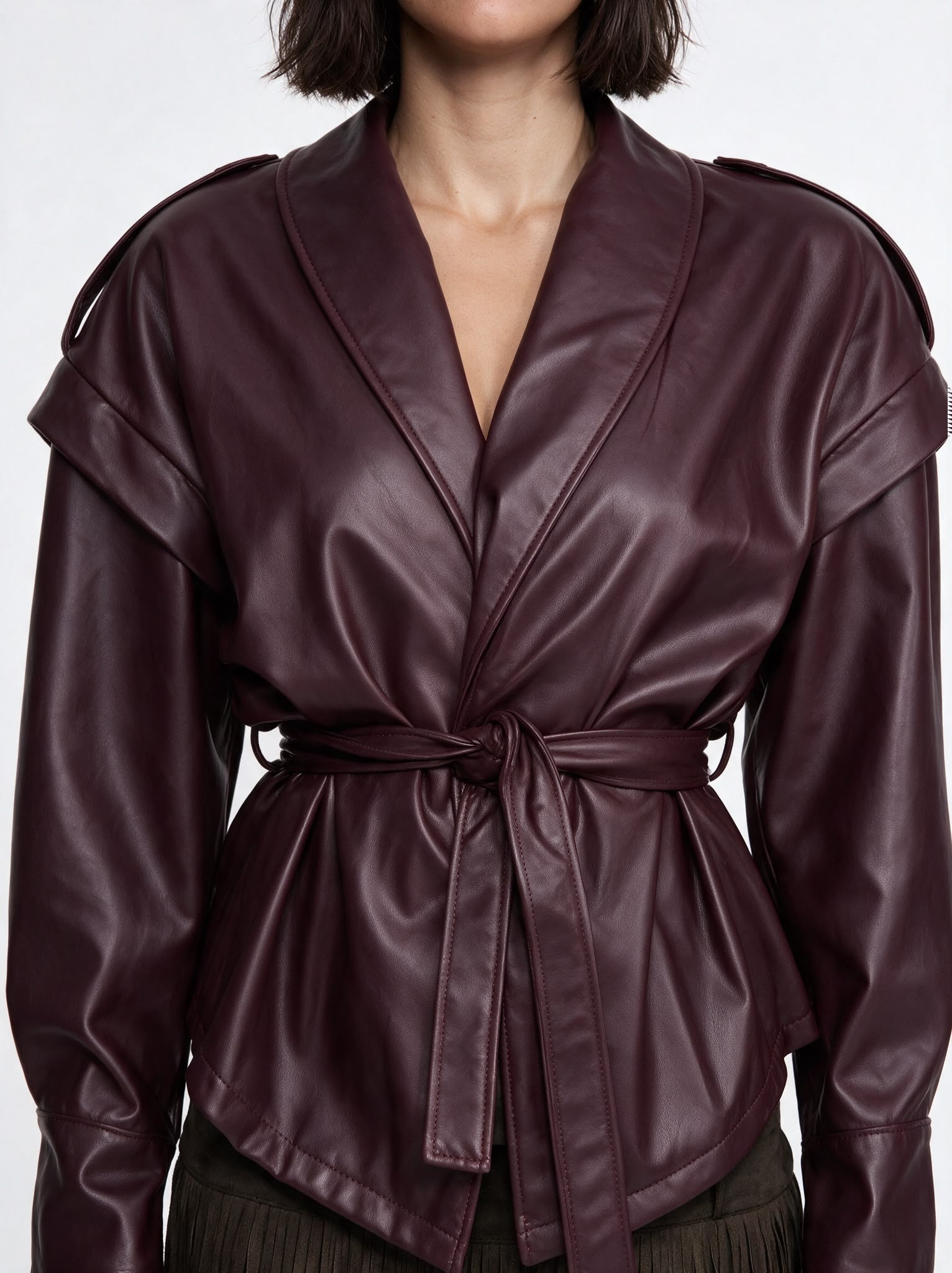 Trench London-Cherry Red