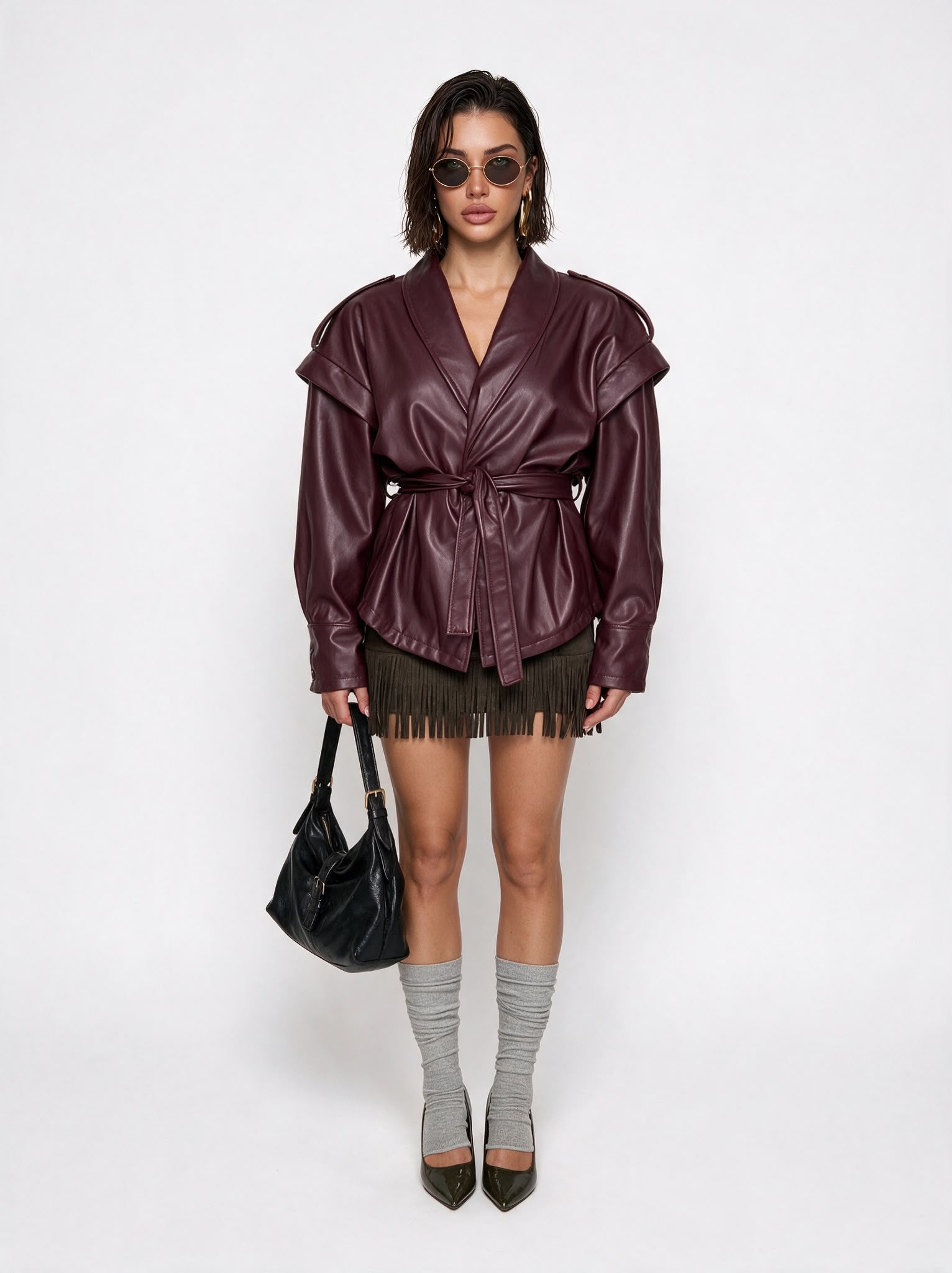 Trench London-Cherry Red