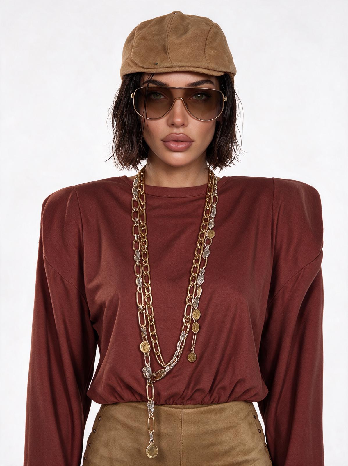 Maglia Shoulder Edit-Ruggine
