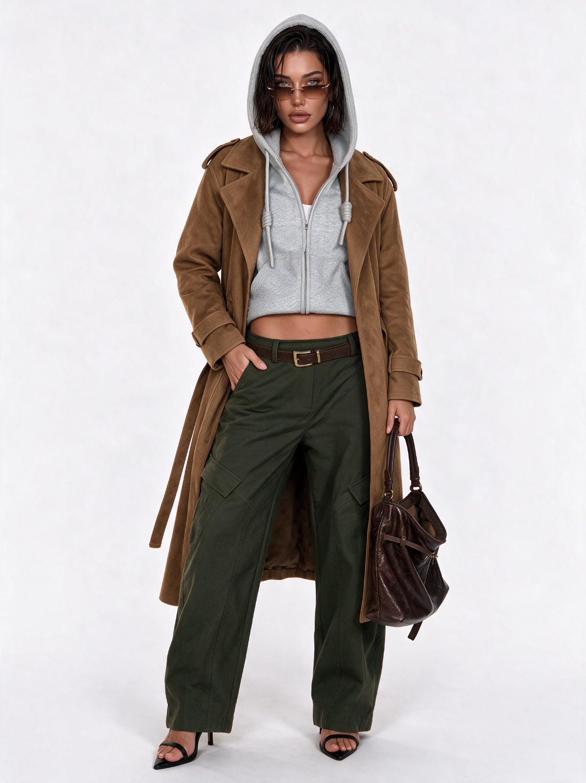 Pantalone Cargo Girl-Green