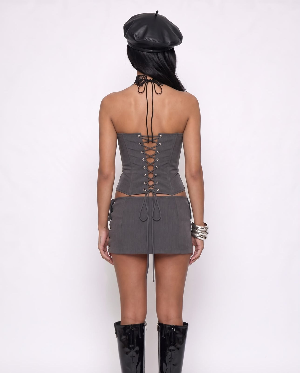Conjunto Trouble Maker-Gris
