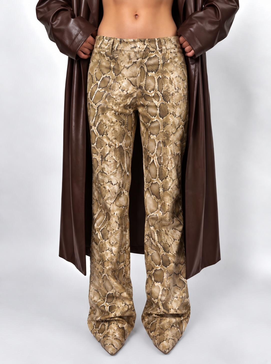 Pantalone Toxic Love-Beige