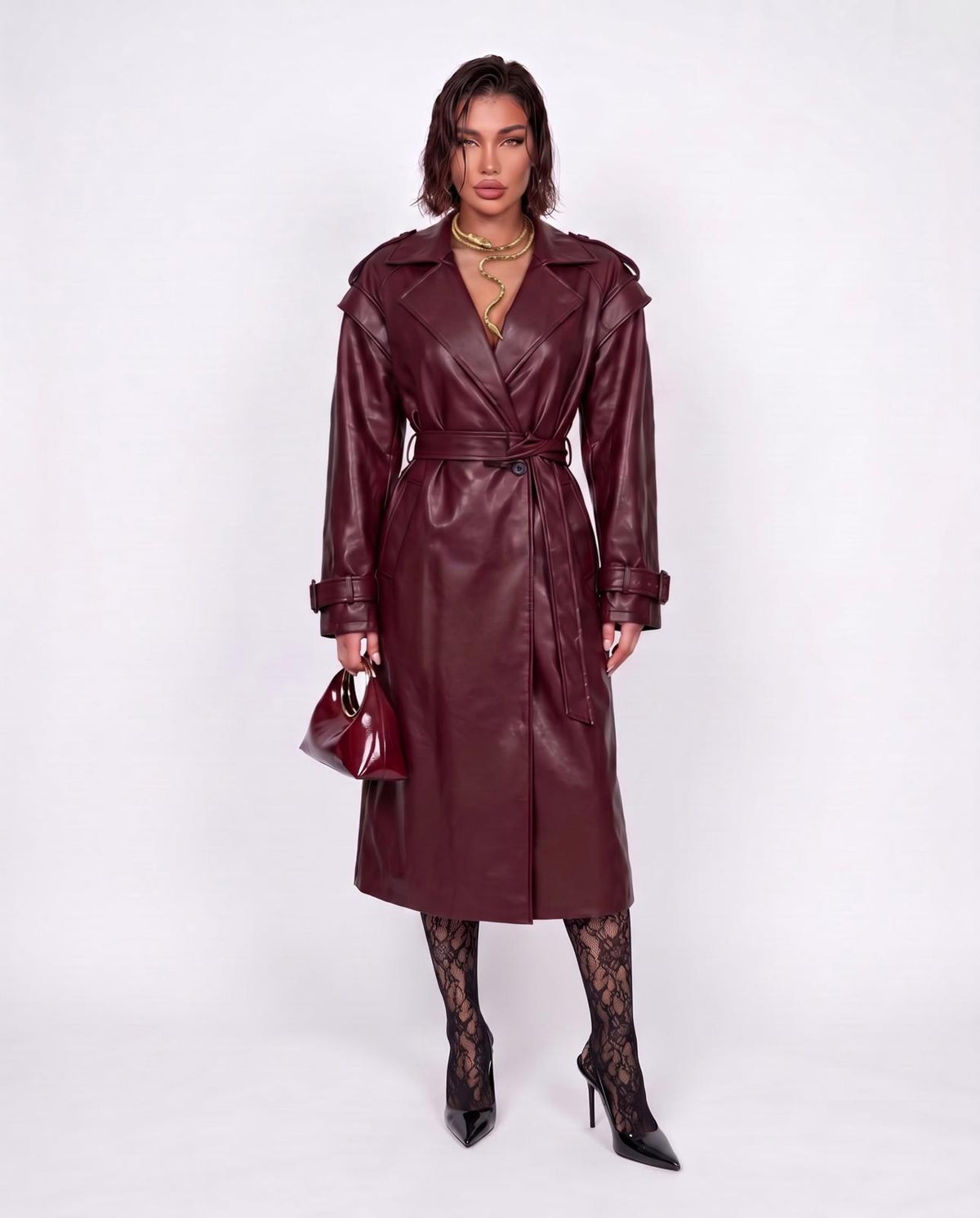 Trench Rich Taste Cherry Red
