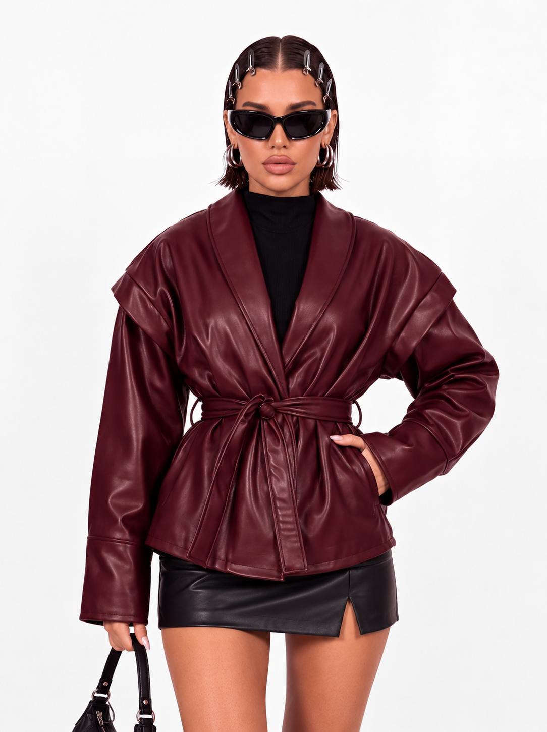 Trench London-Cherry Red