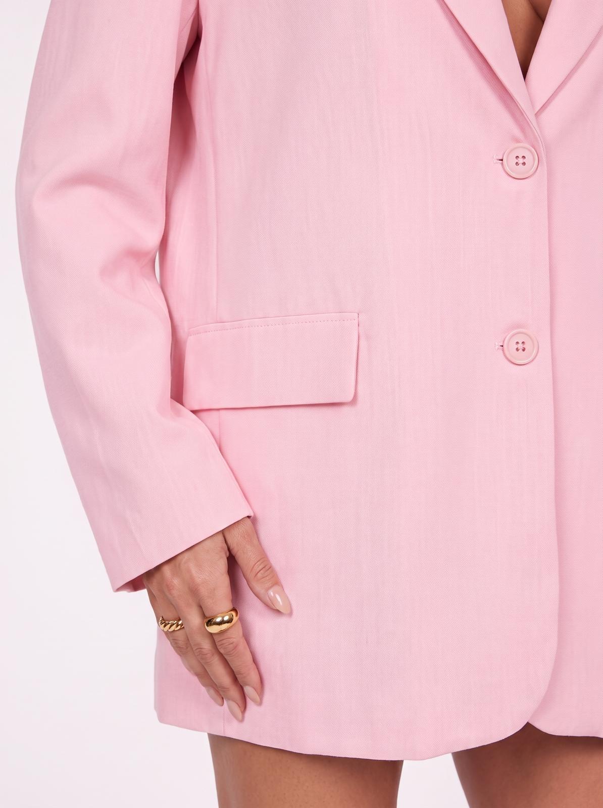 Blazer Moderno-Rosa
