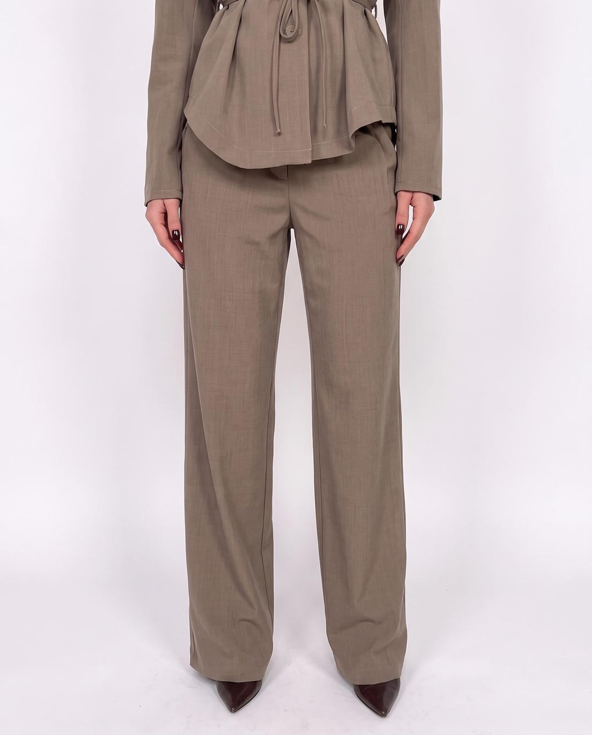 Coord Set Slim Line-Tortora