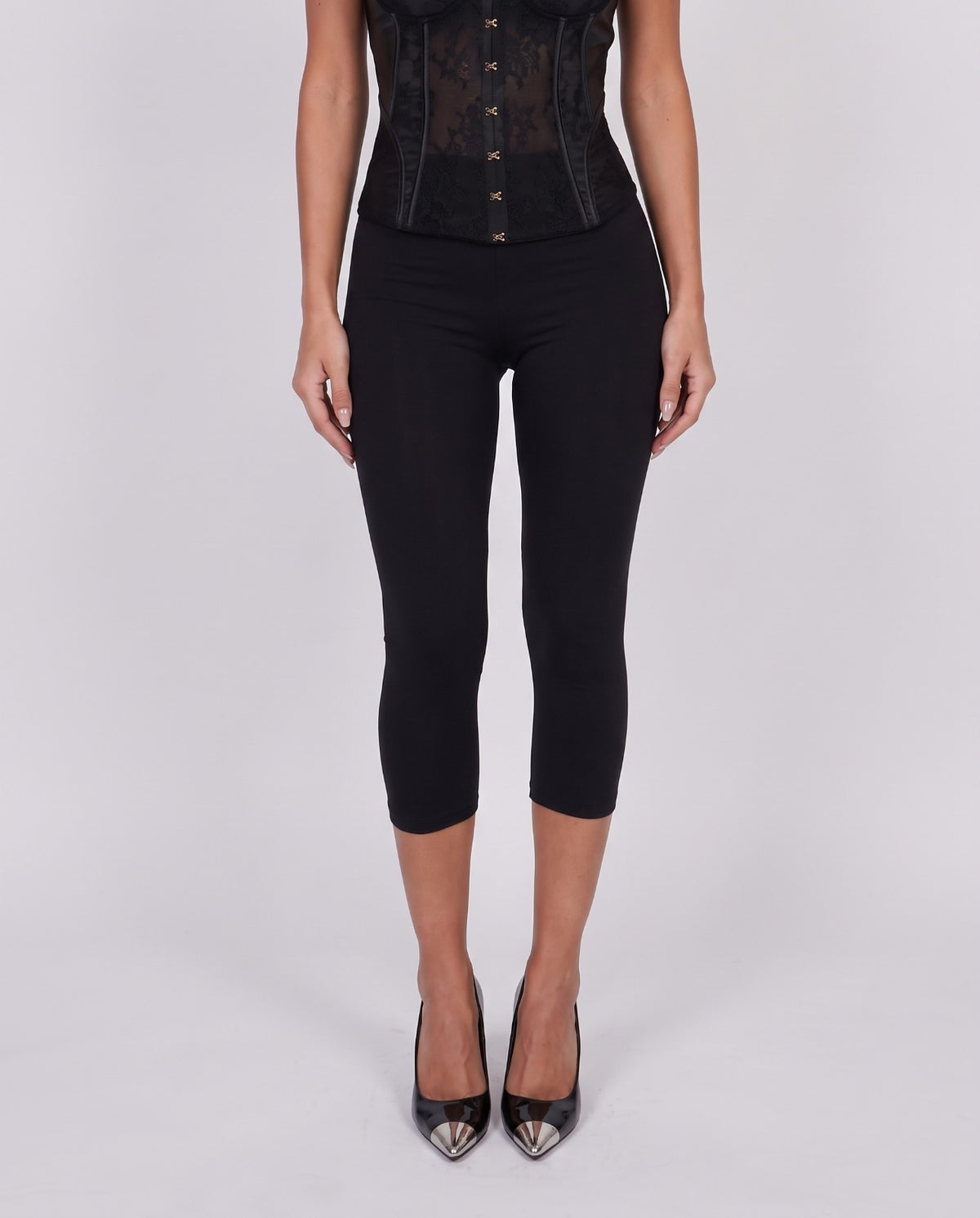 Leggings Sculpted Capri-Black