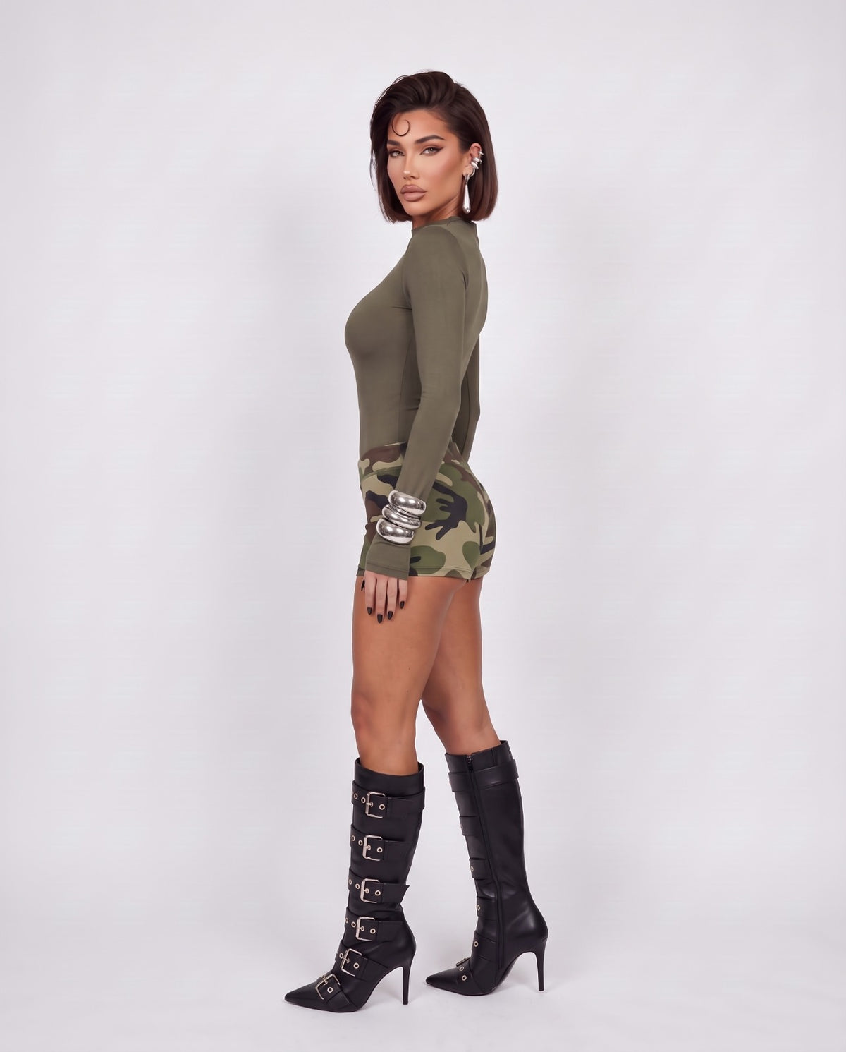 Shorts Pattern-Green