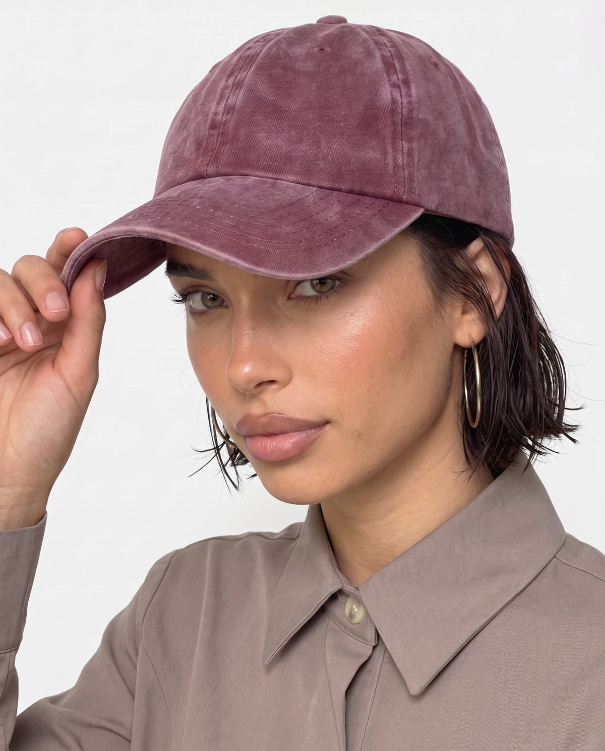 Gorra de denim lavado