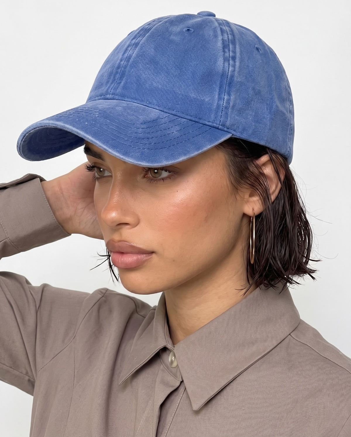 Gorra de denim lavado