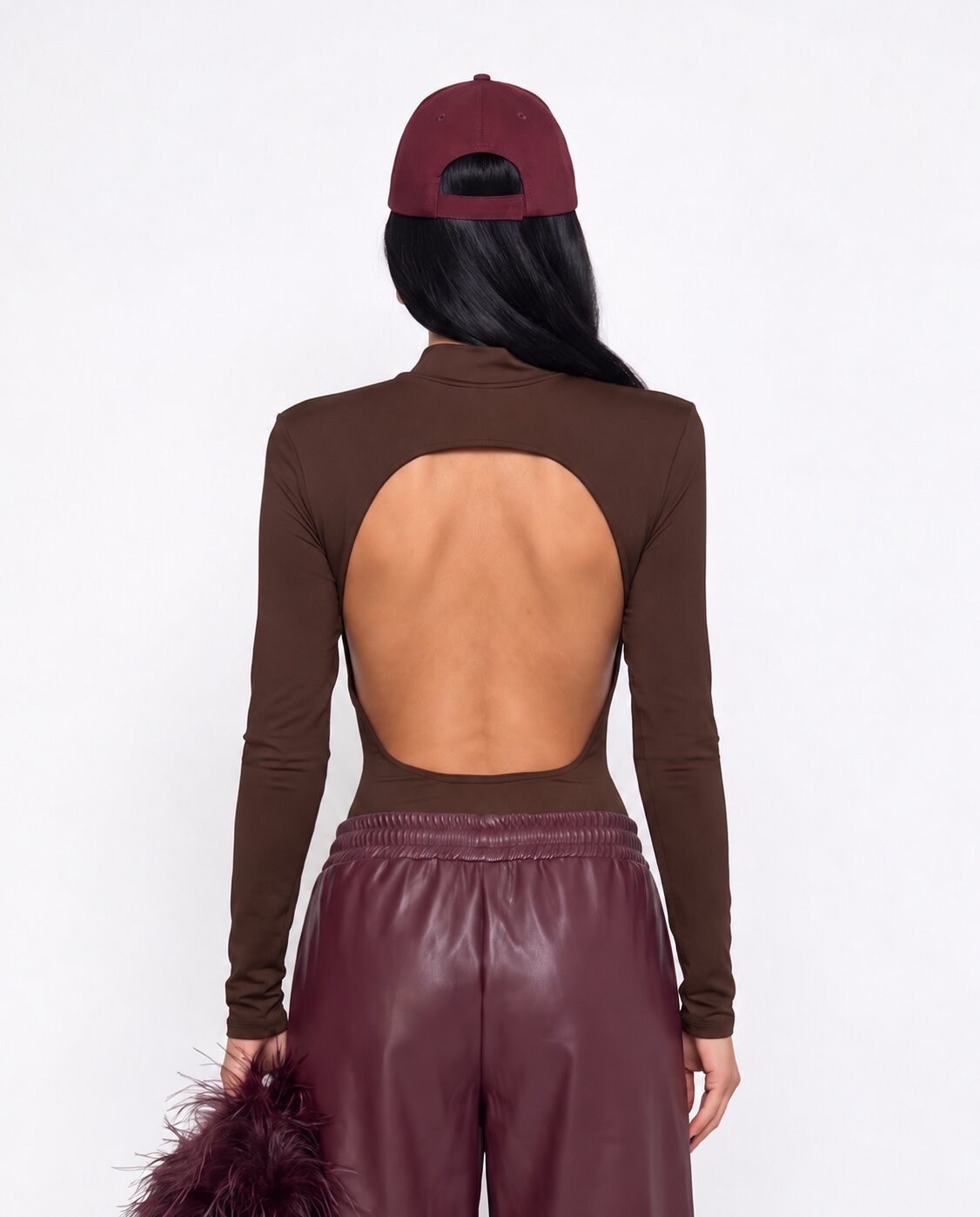 Body Back Scoop-Brown