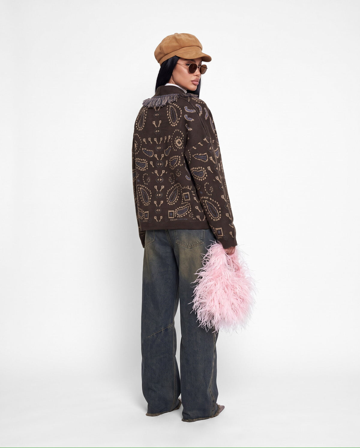 Cardigan Cozy Knit-Brown