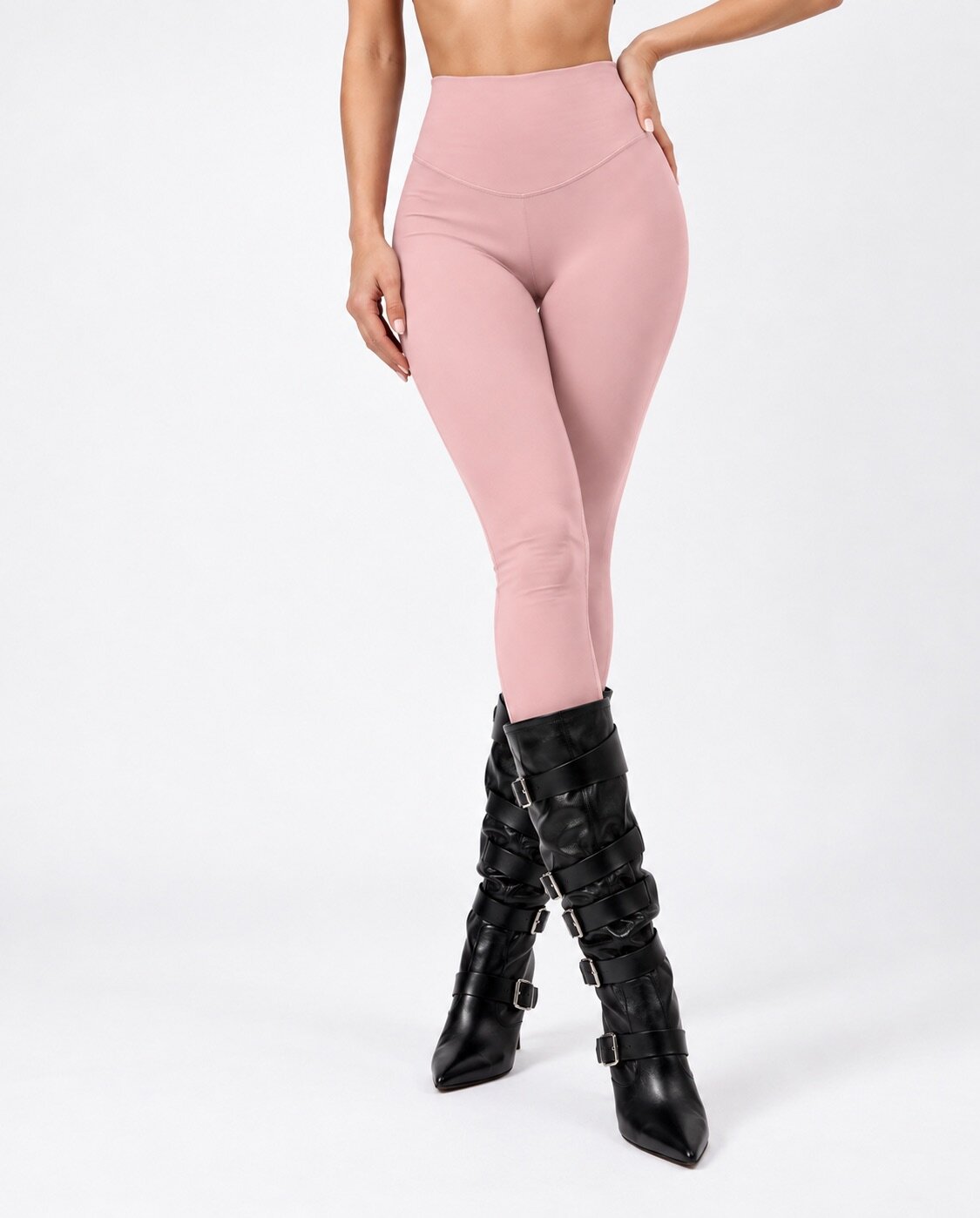 Leggings Basic-Powder Pink