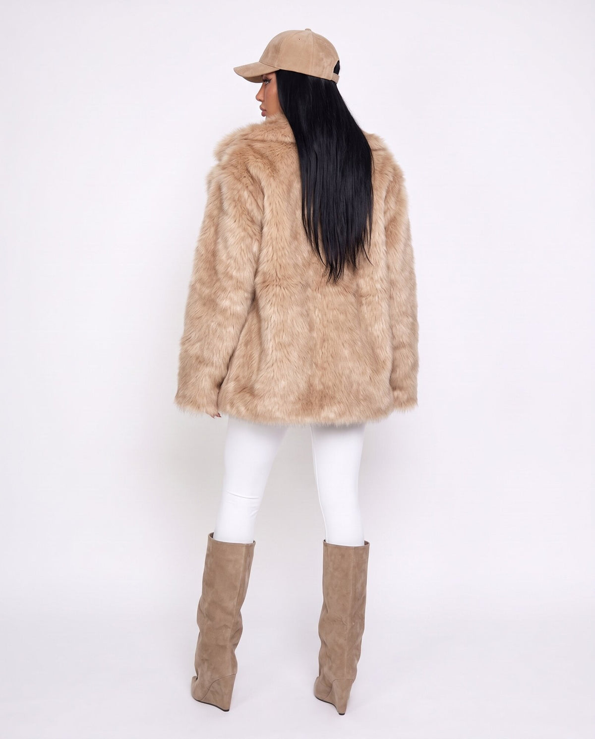 Pelliccia Pretty Please-Beige