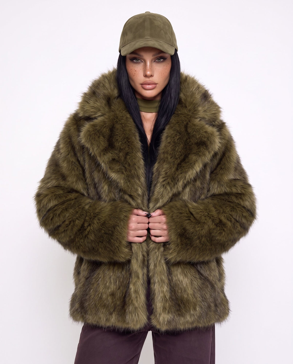 Pelliccia Pretty Please-Green