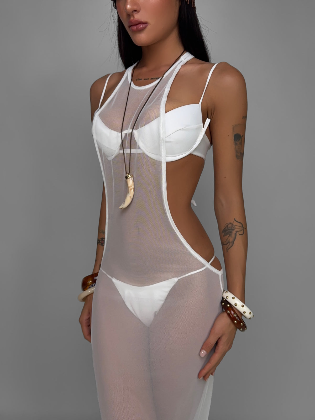 Abito Belle-White