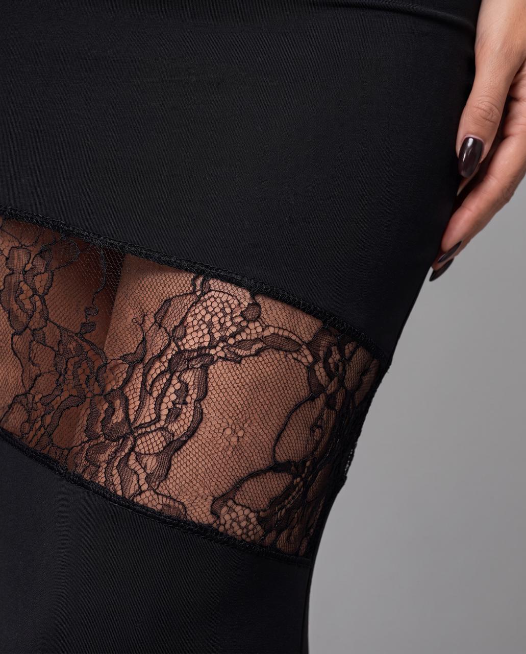 Dress Veil Lace-Black
