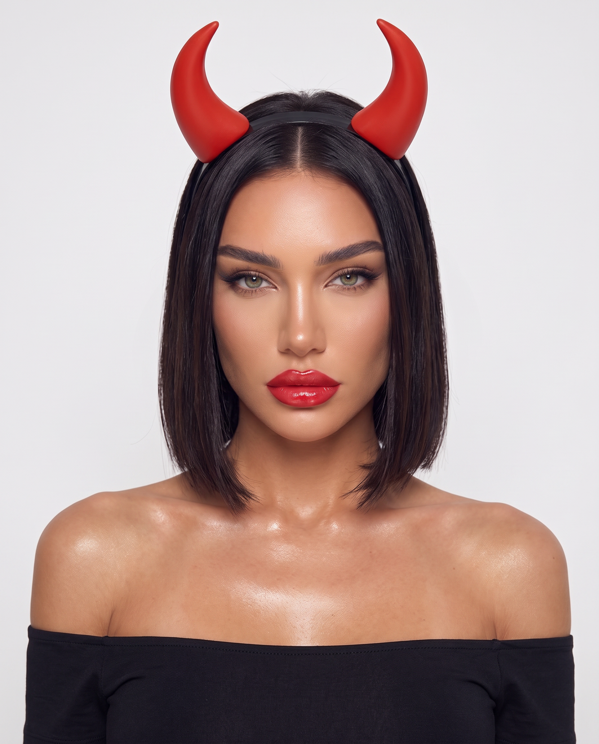 Horn Headband - Red