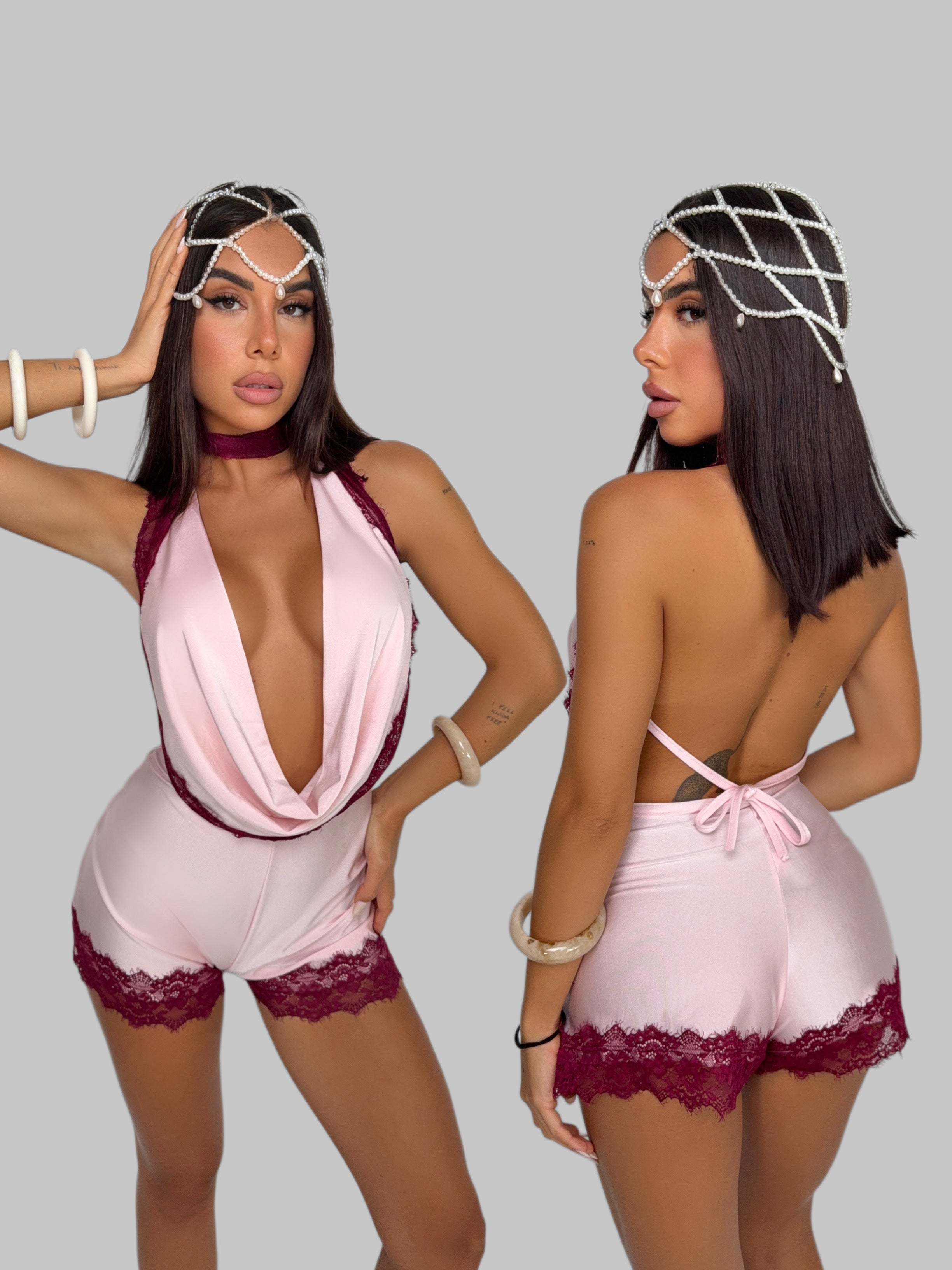 Co-ord Set Serena-Pink