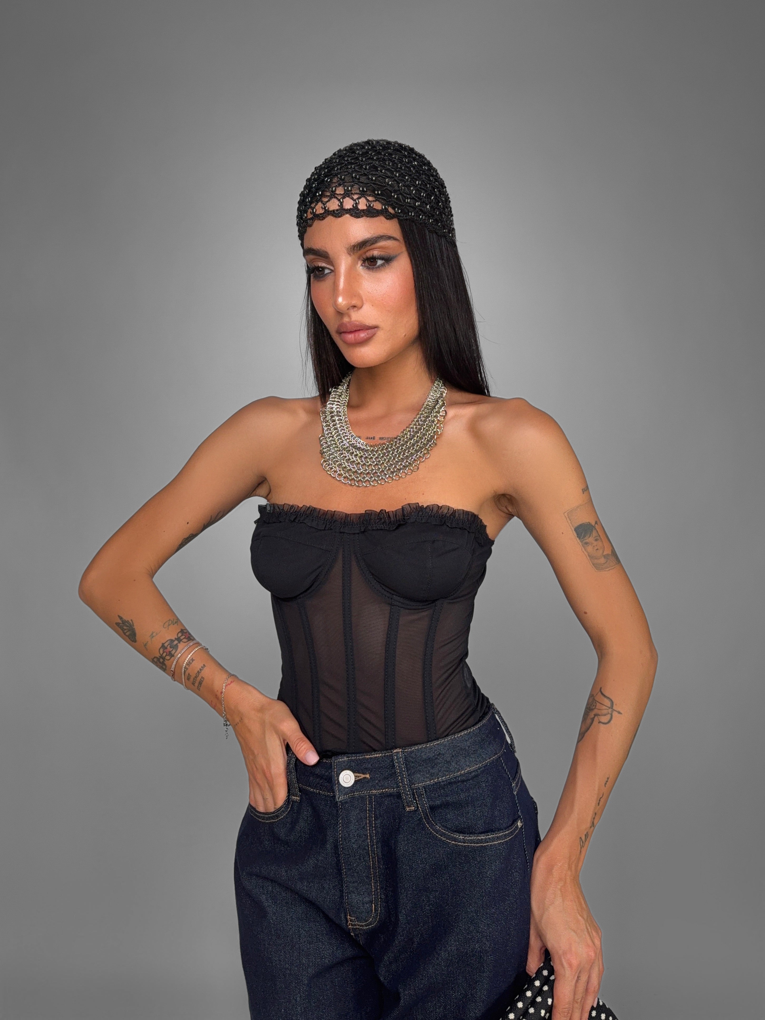 Corset Beauty Back-Black