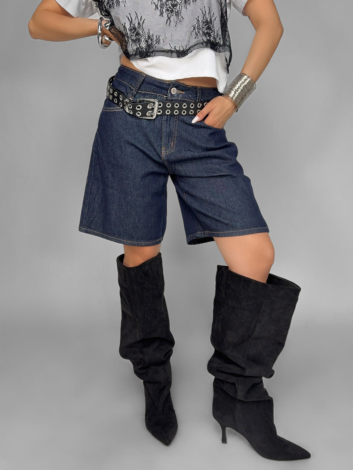 Bermuda Navy Denim