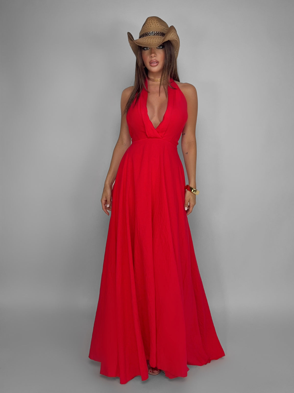 Abito Venus Maxi-Red