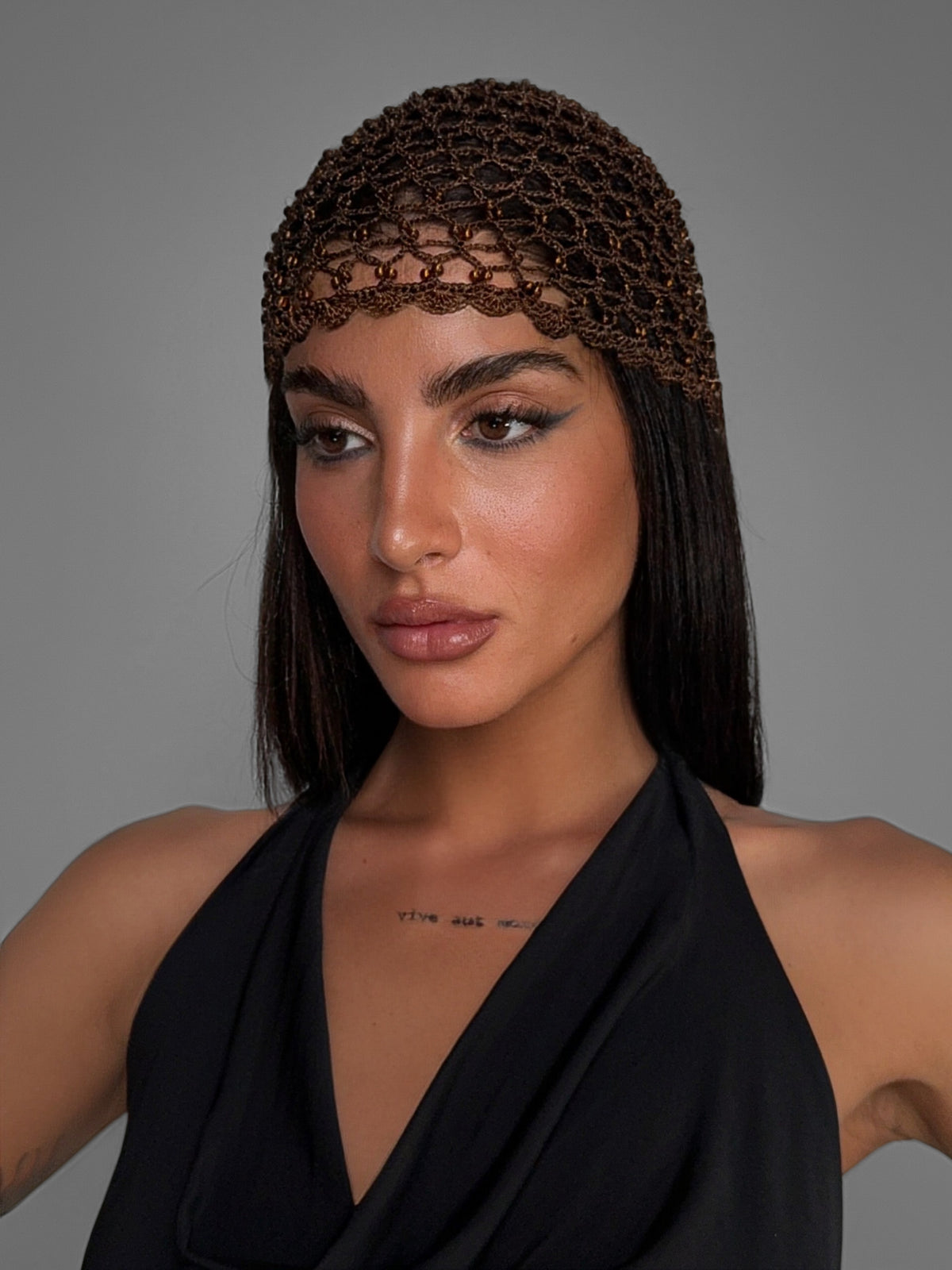 Cappello Crochet Spark-Brown
