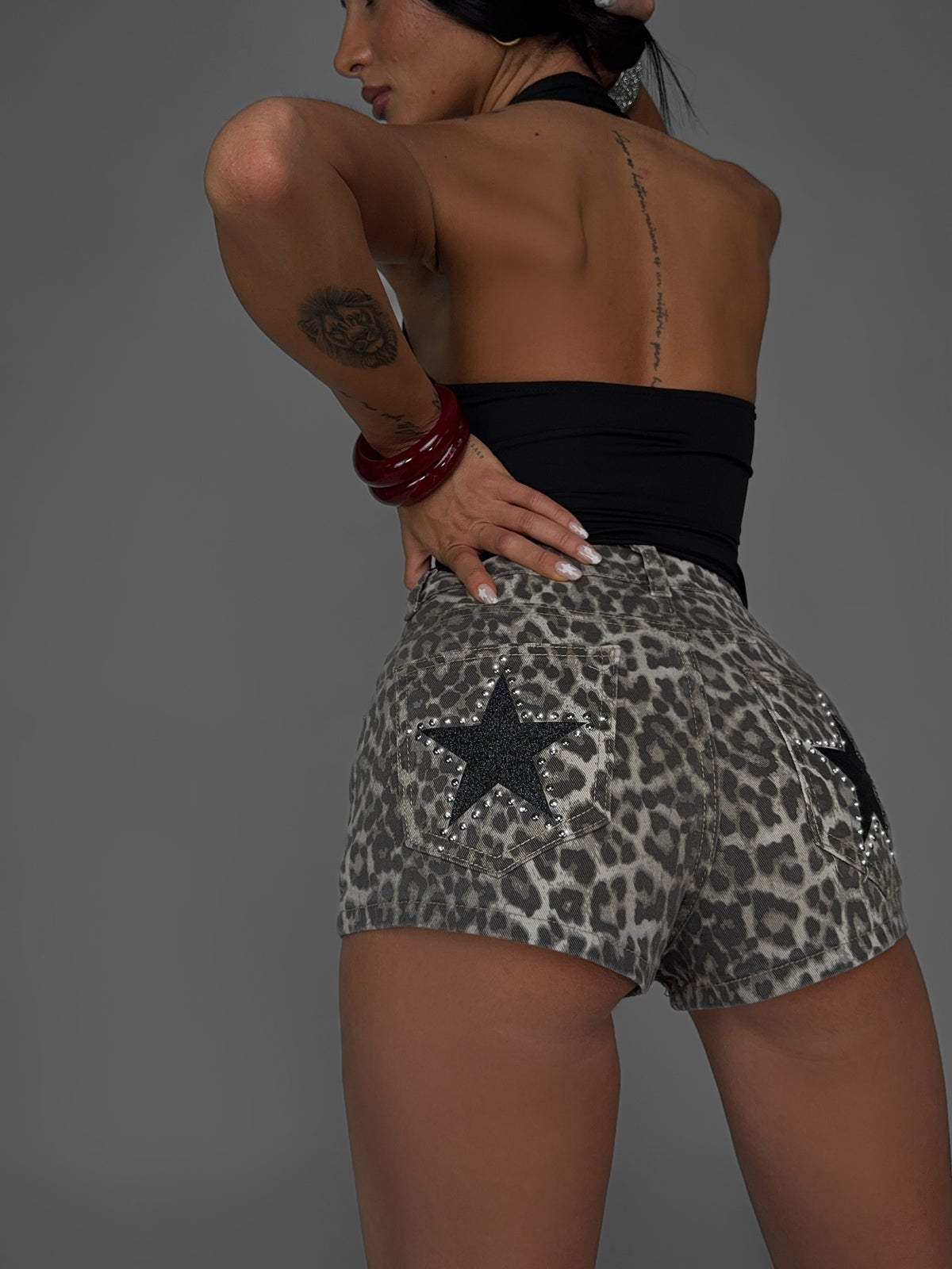 Shorts Leopard Star