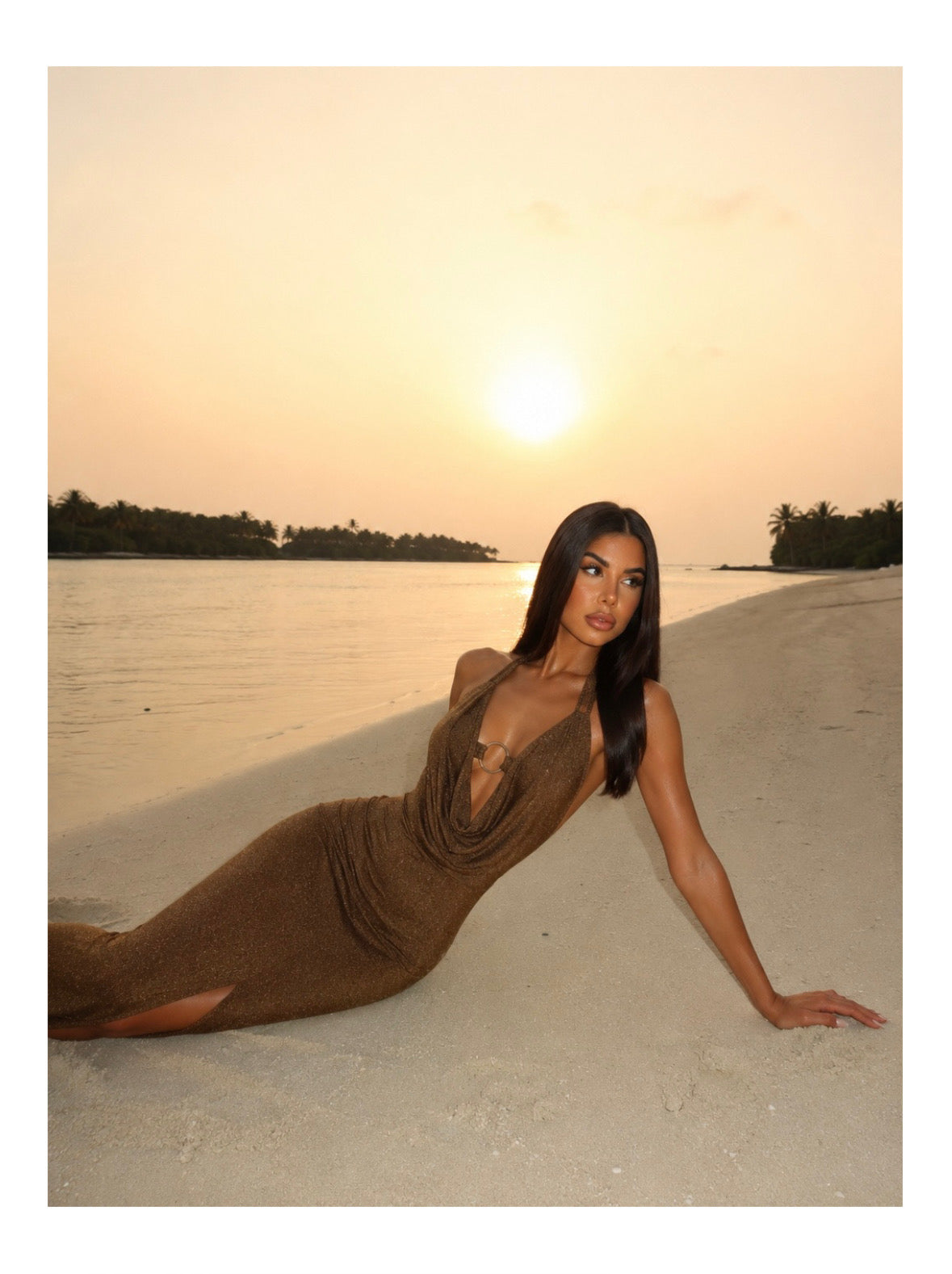 Abito Bronze Shimmer