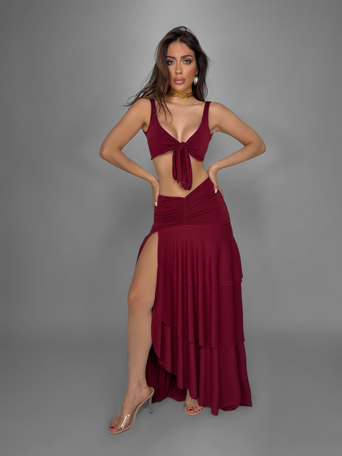 Completo Sharp-Cherry Red