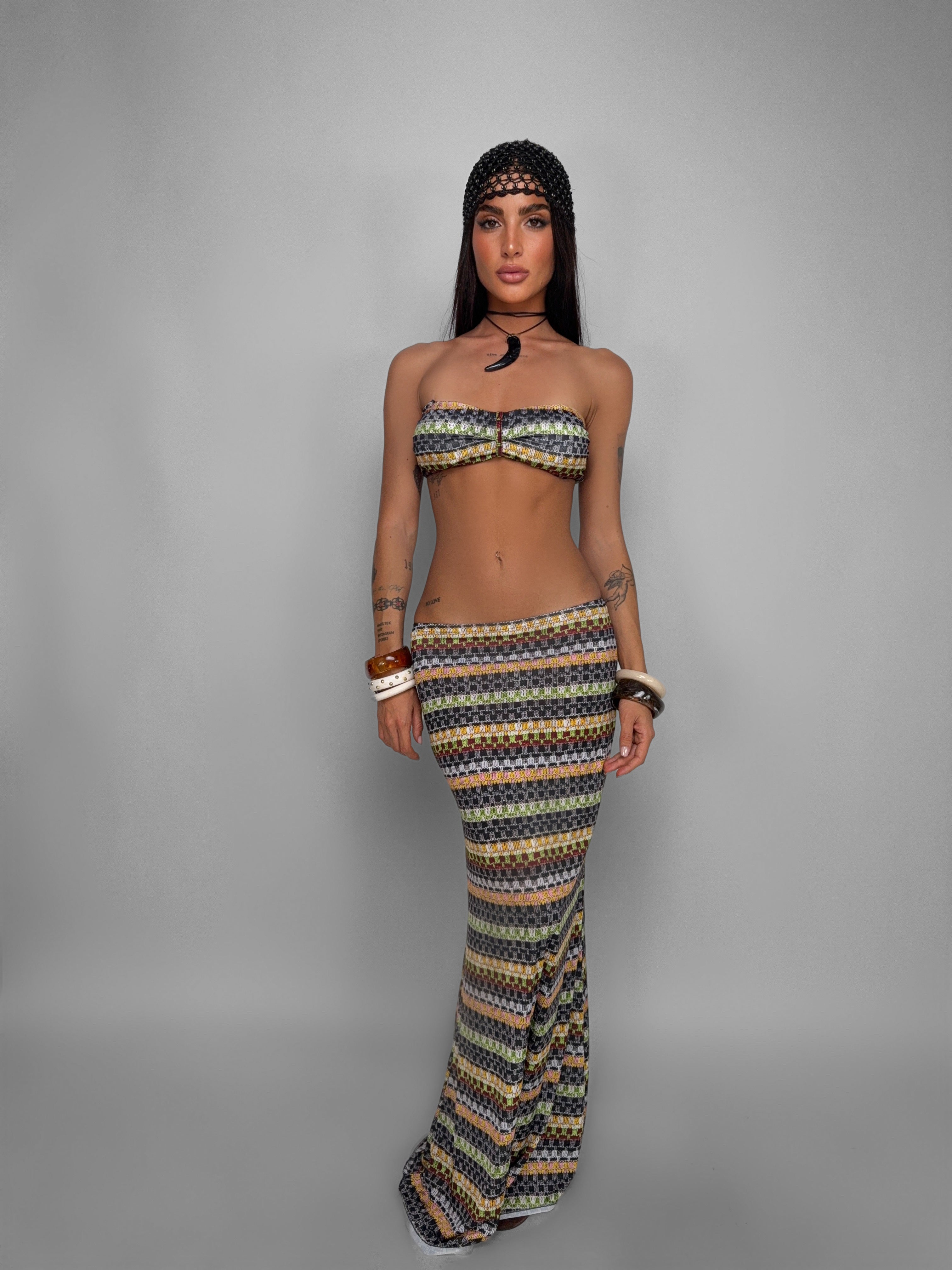 Completo Sunset Stripe-Black