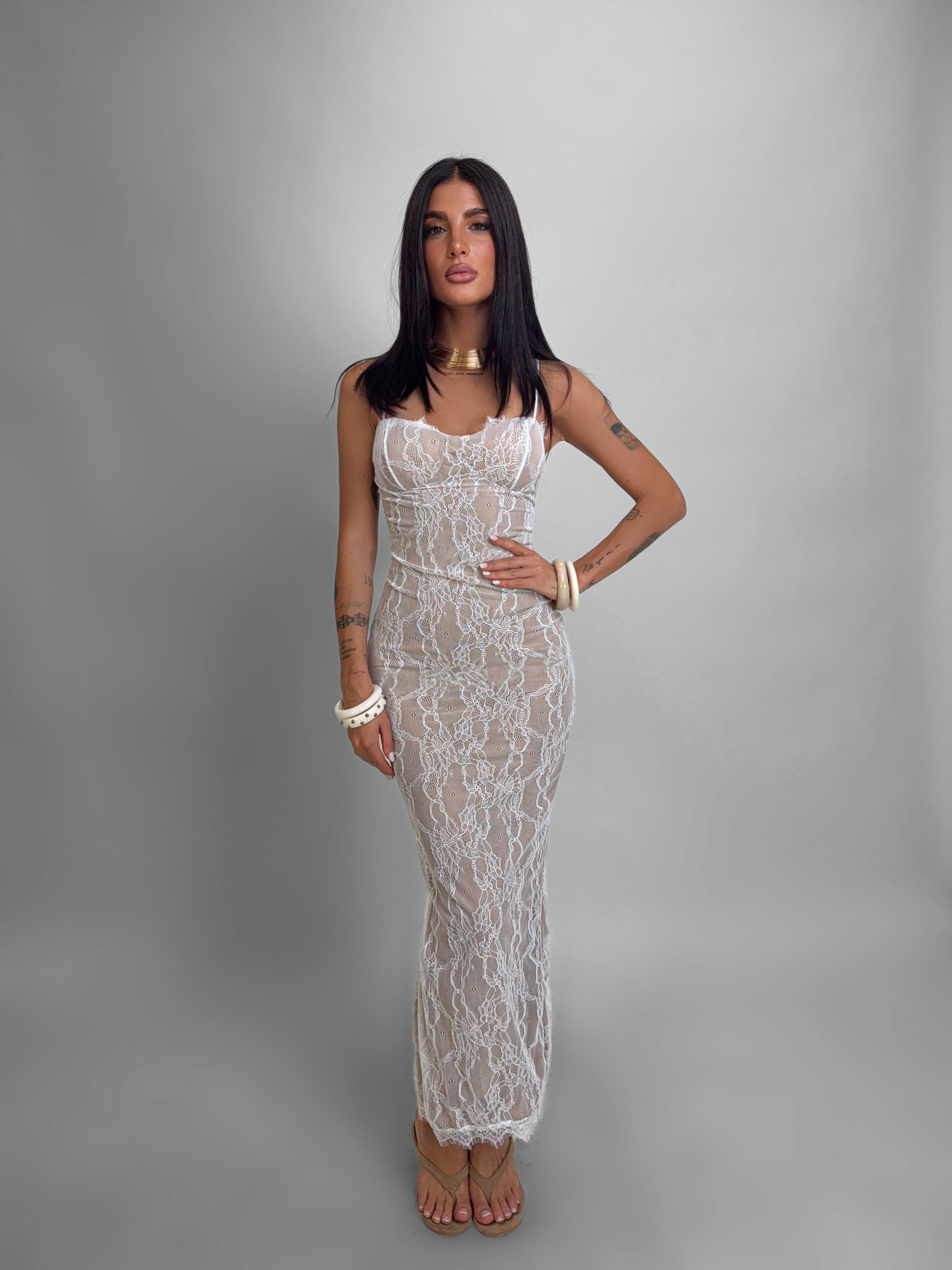 Abito Skin Illusion-White