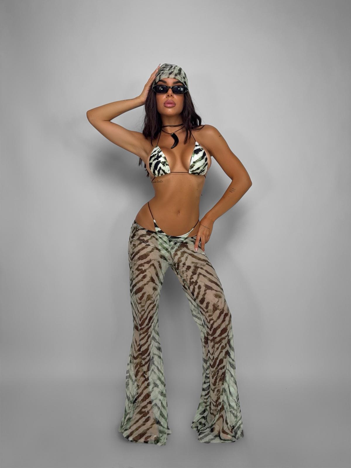 Set 3 Pezzi Bikini+Bandana+Pantalone Adele