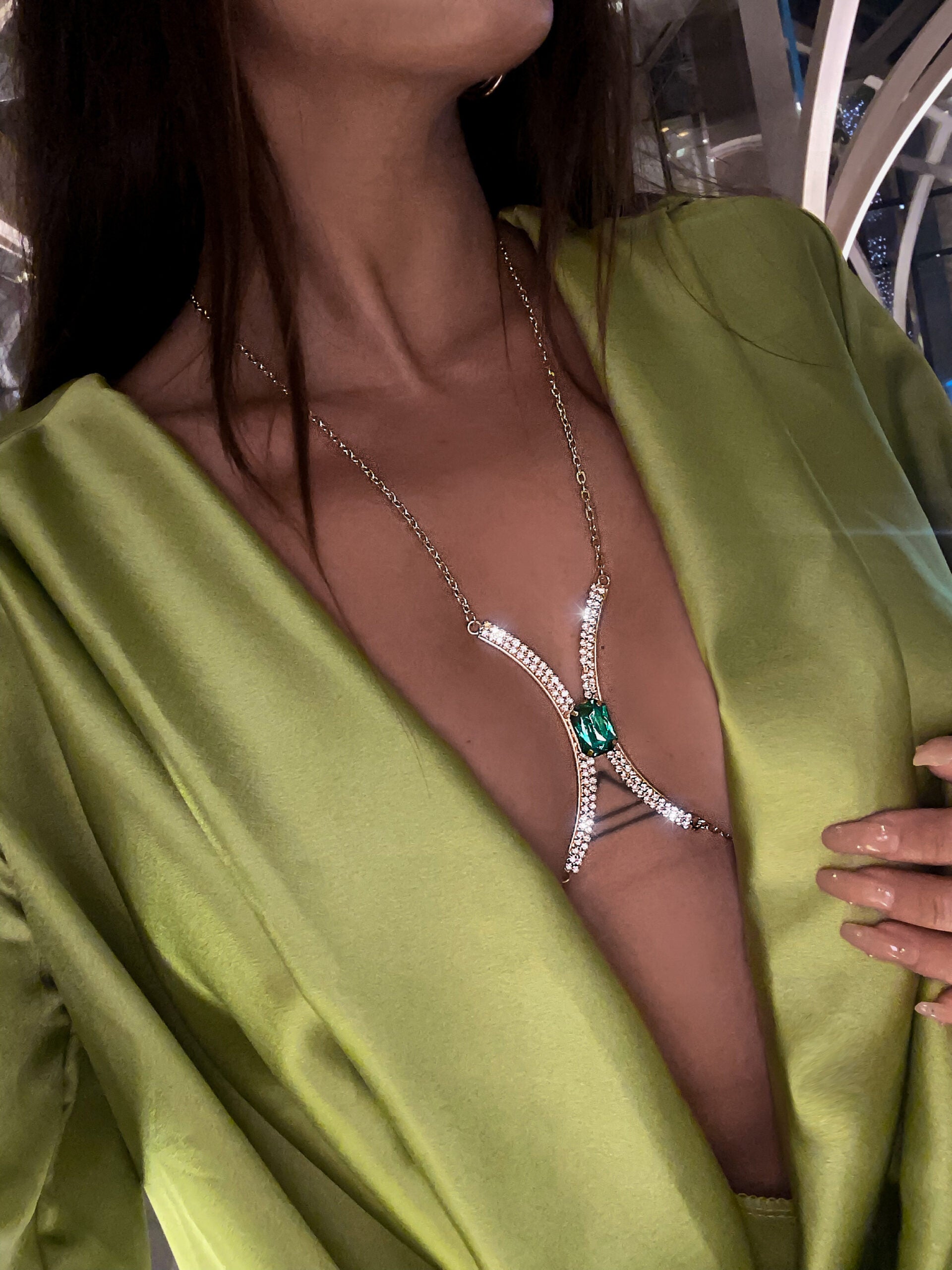Emerald Bralette Jewel