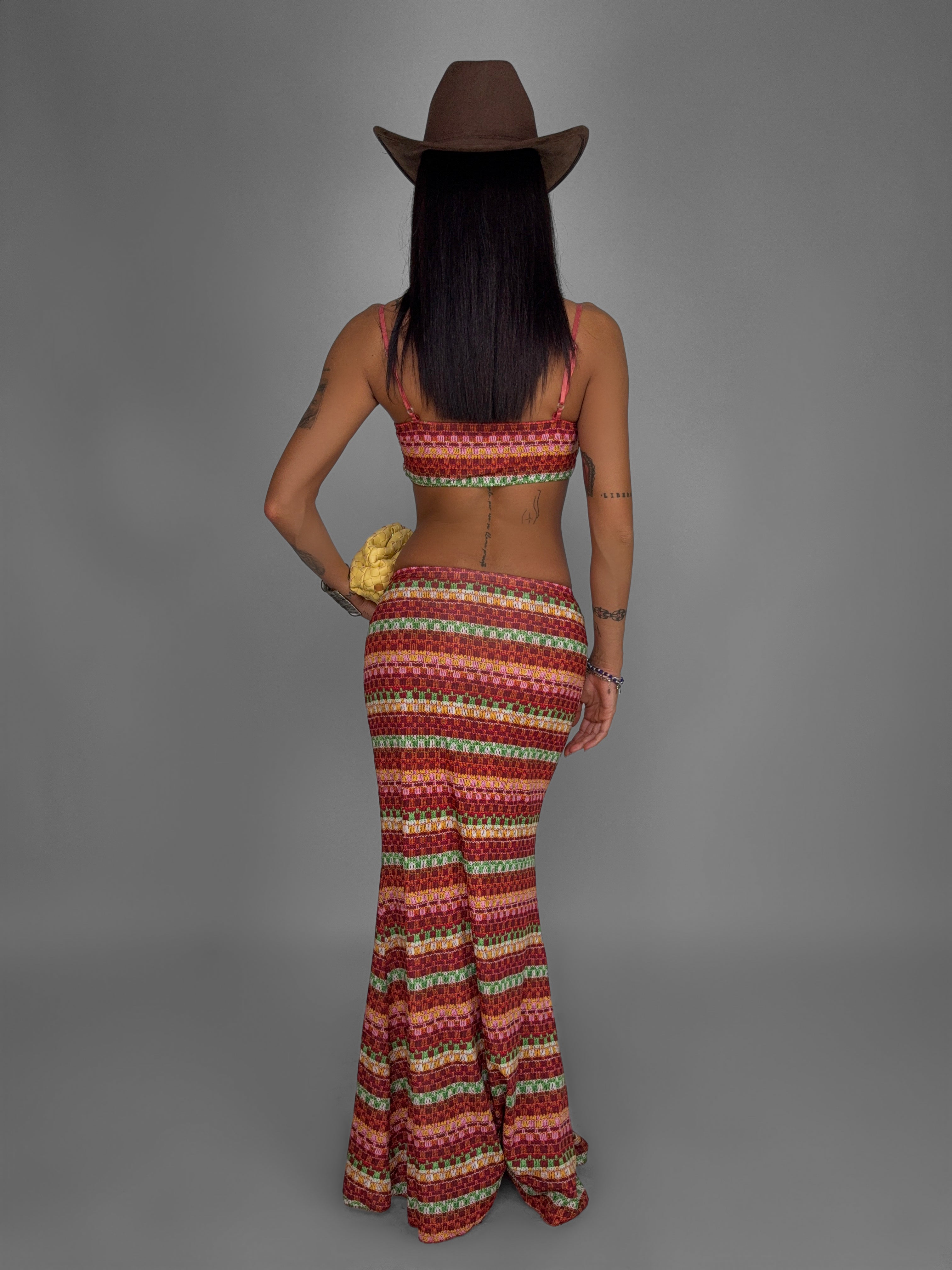 Completo Sunset Stripe-Ruggine